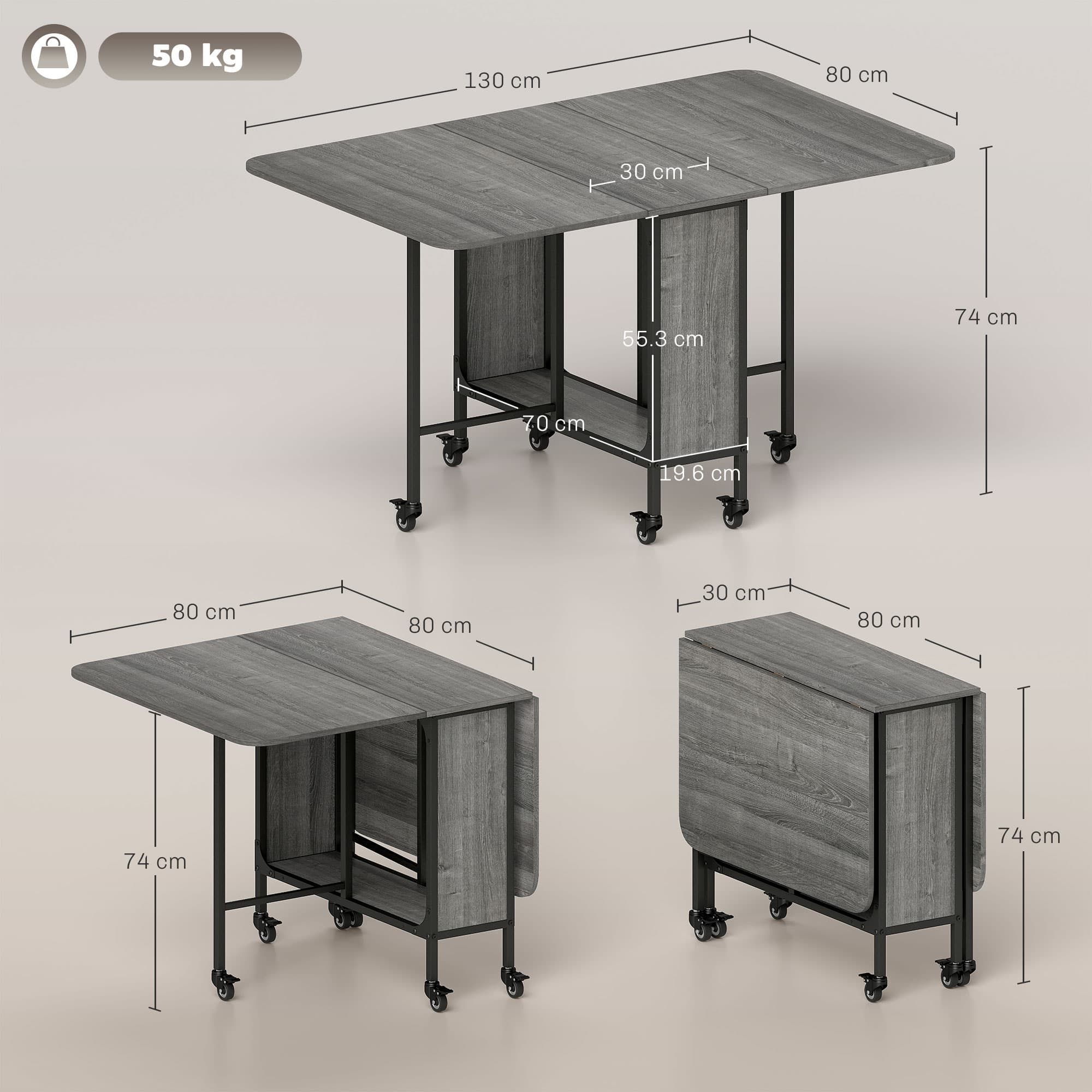 Transform Your Space with this 6-Seater Drop Leaf Dining Table - image 2