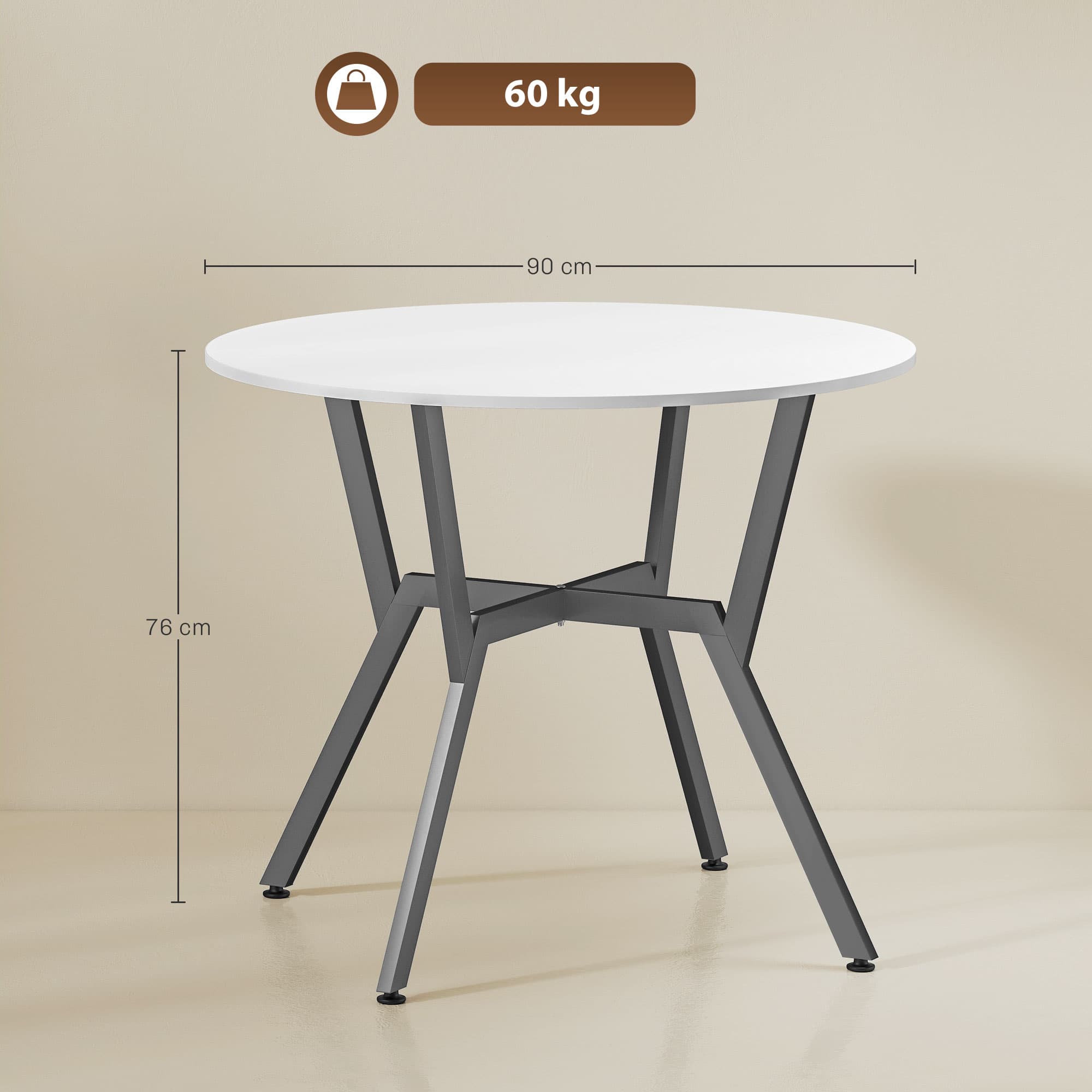 Transform Your Space With This High Gloss Round Dining Table - image 3