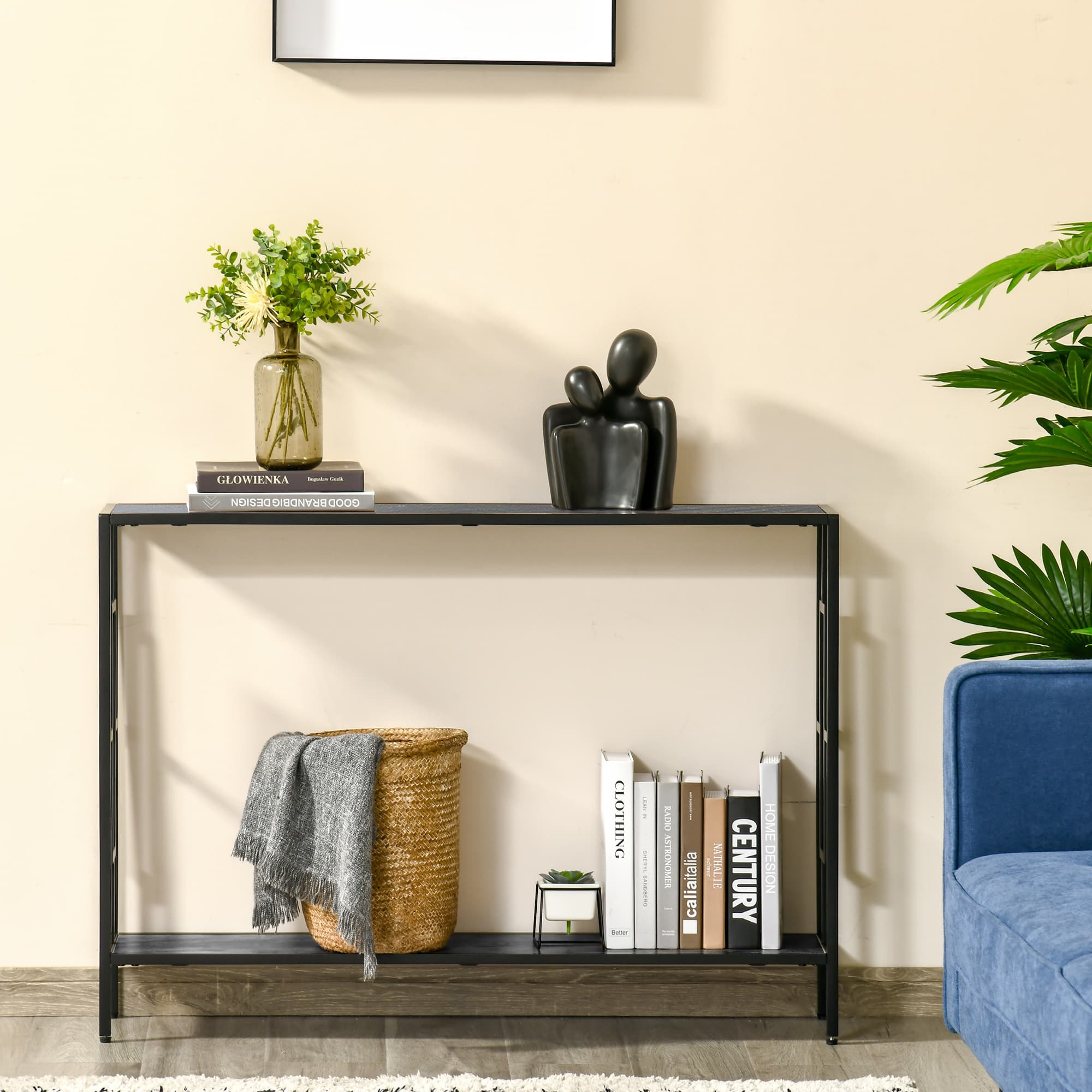 Transform Your Hallway With This Narrow Industrial Console Table - image 2