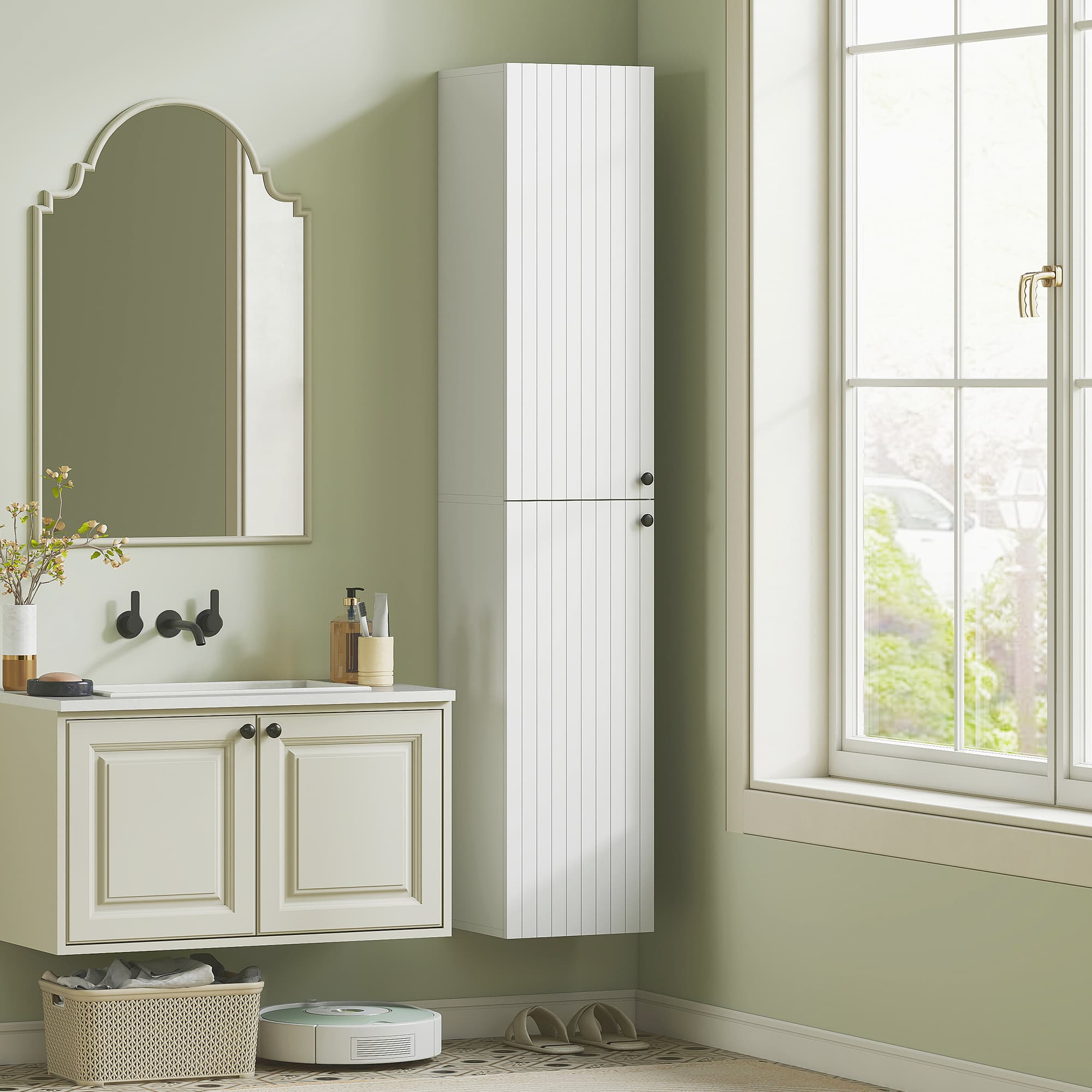Transform Your Space with this Slim Tall Bathroom Cabinet - image 2