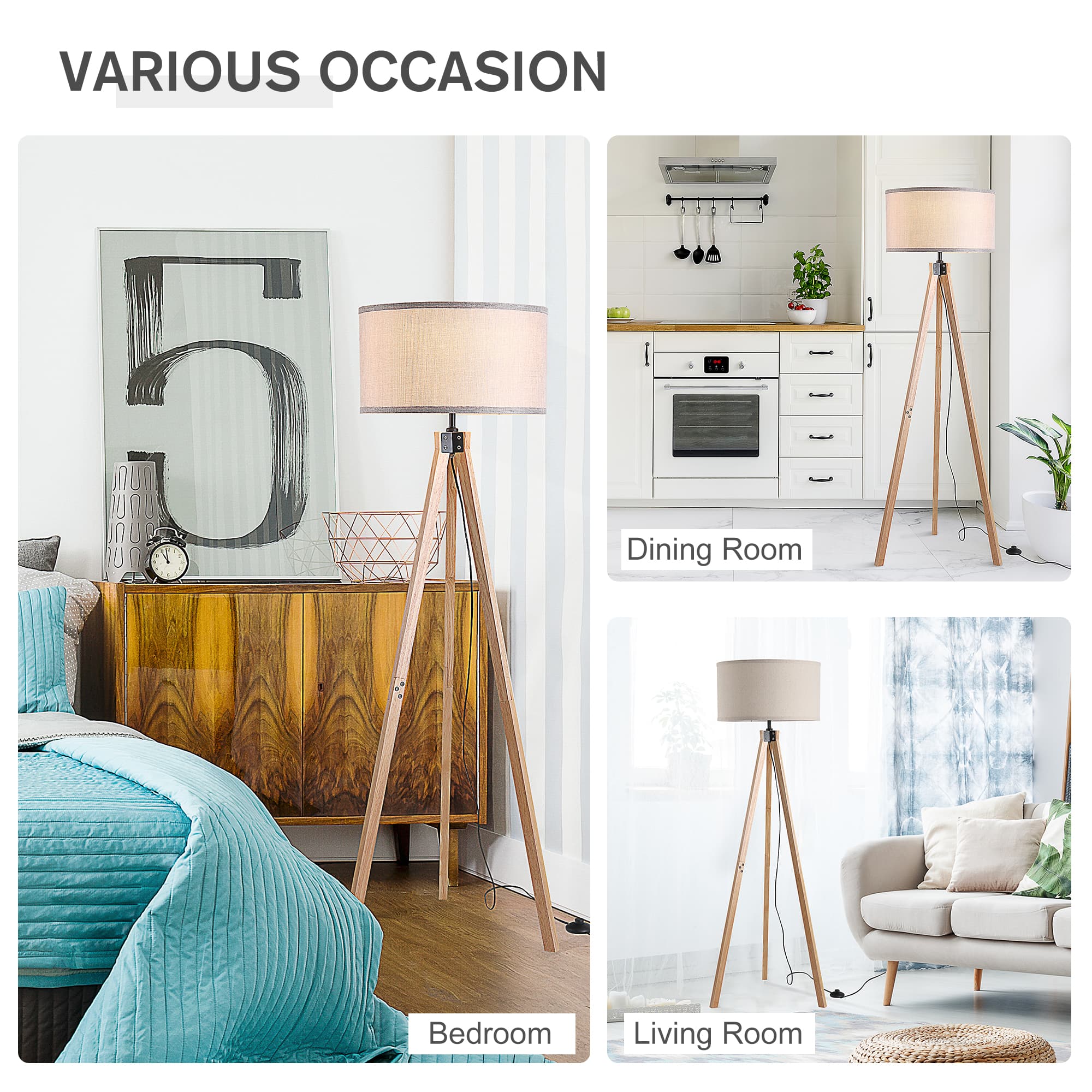 Transform Your Space with this Elegant Tripod Floor Lamp - image 2