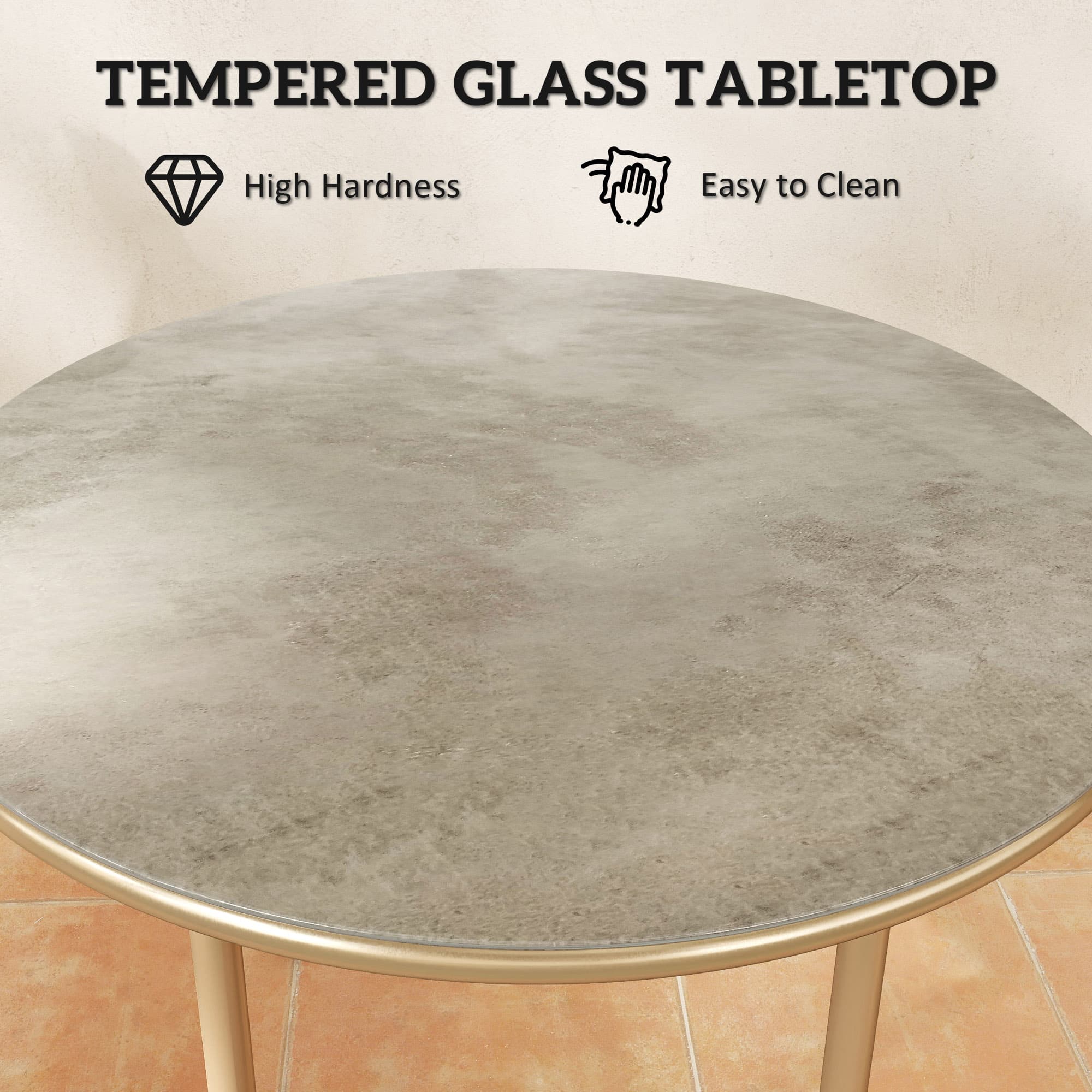 Round Faux Marble Coffee Table for Flexible Spaces - image 8