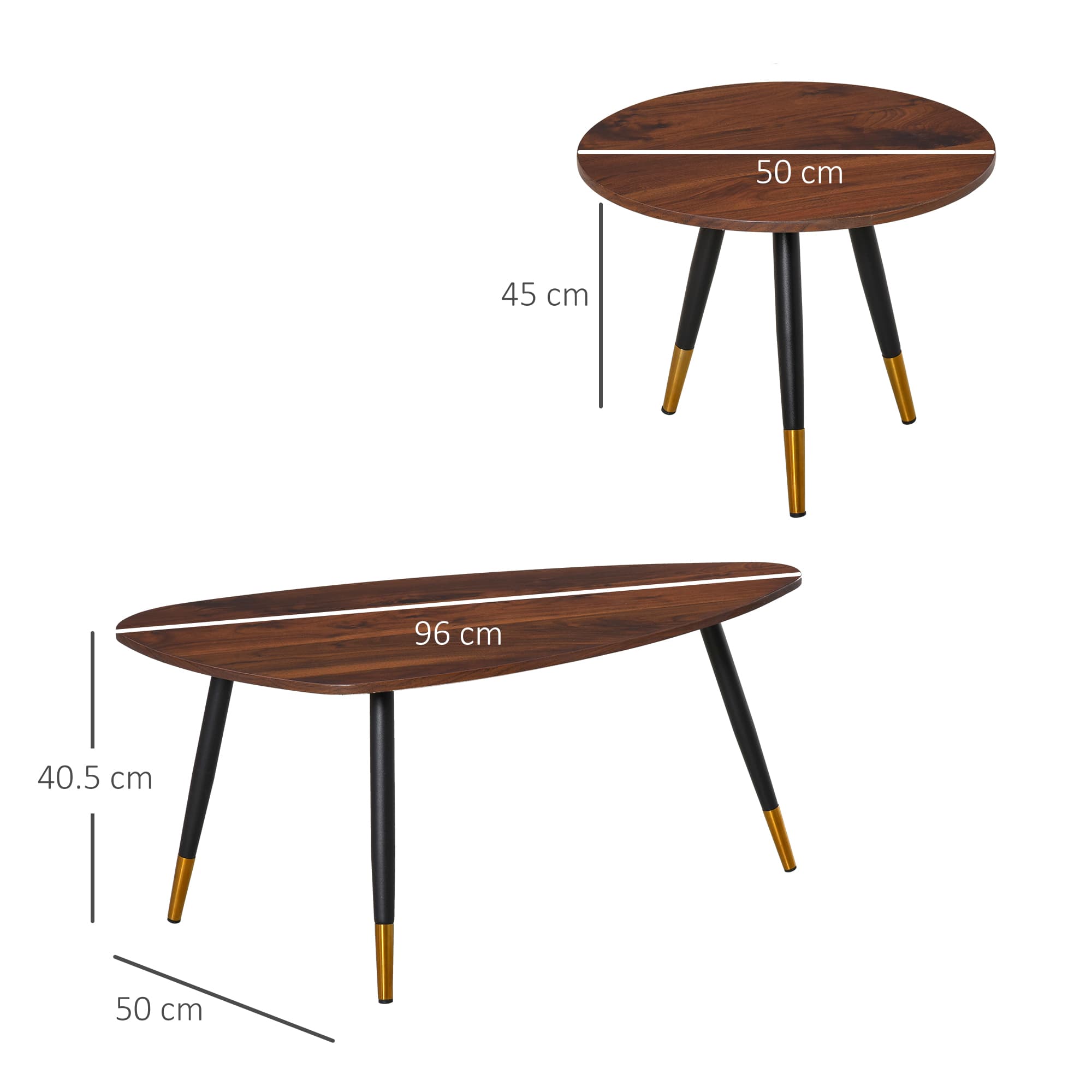 Transform Your Space with this Walnut Scandi Table Set - image 5