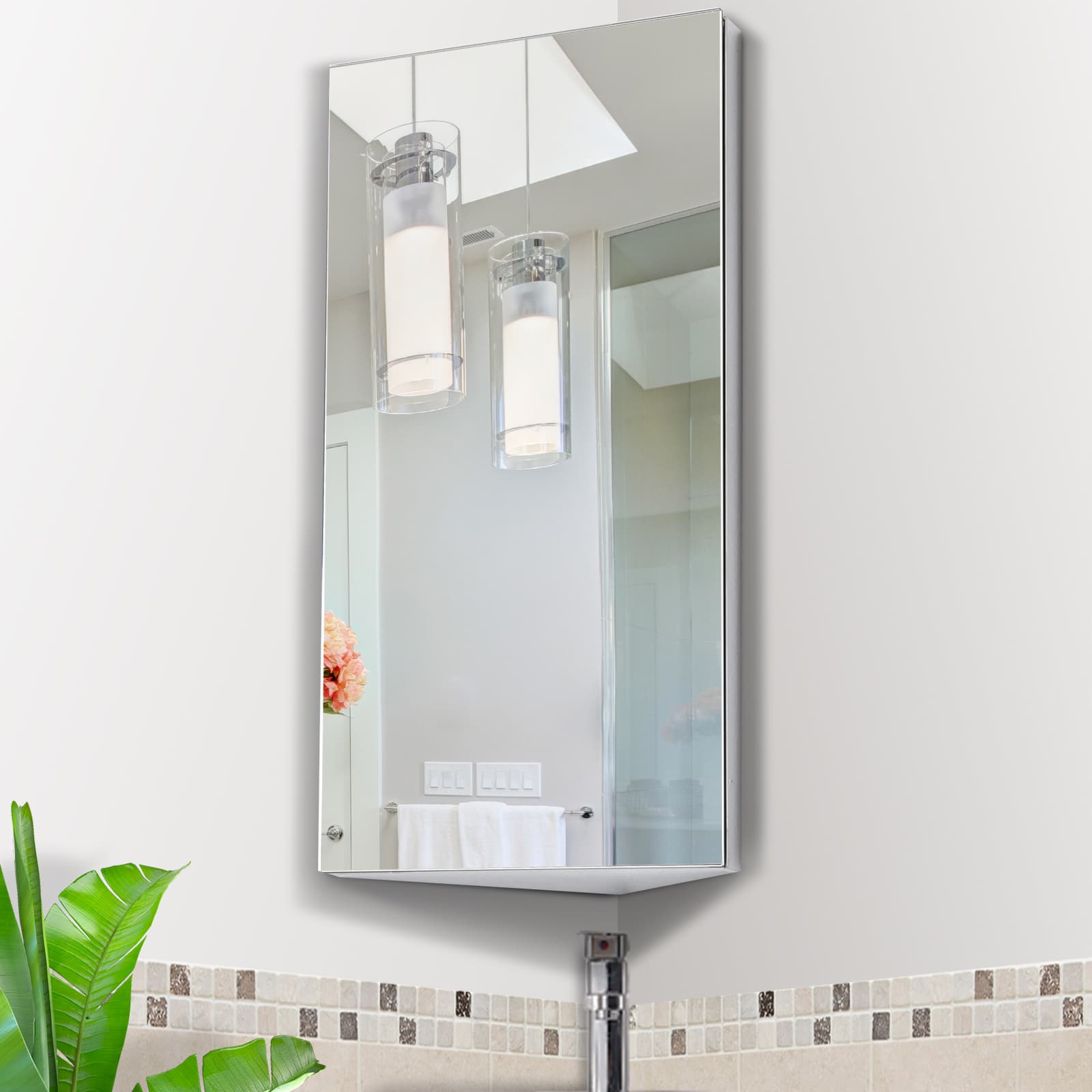Transform Your Space with this Stainless Steel Mirror Cabinet - image 3