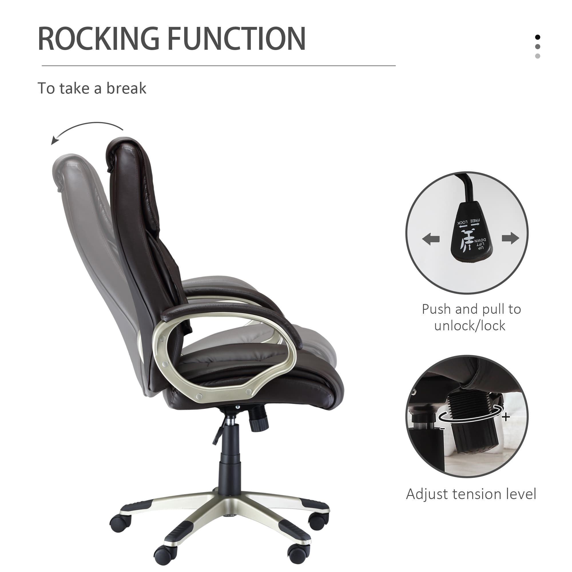 Transform Your Workspace with this Premium Brown Office Chair - image 4