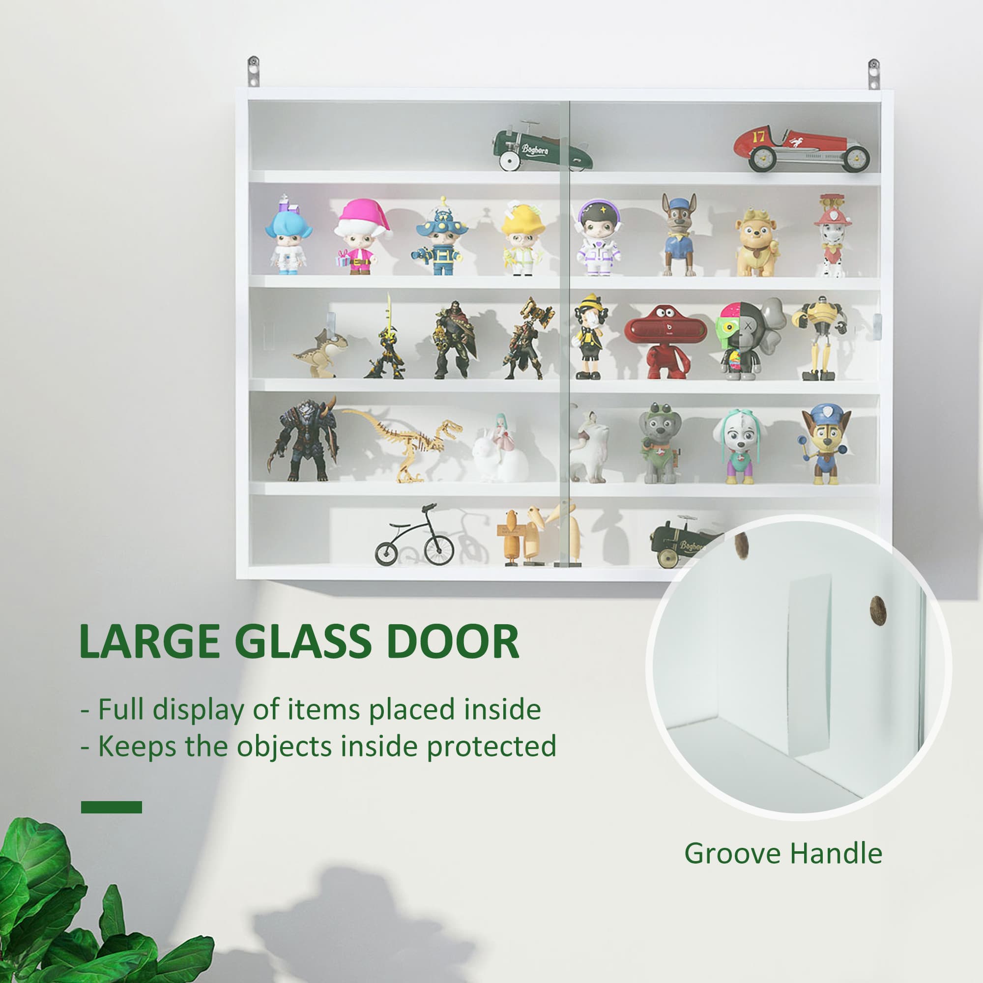 Transform Your Space With This White Wall Display Cabinet - image 5