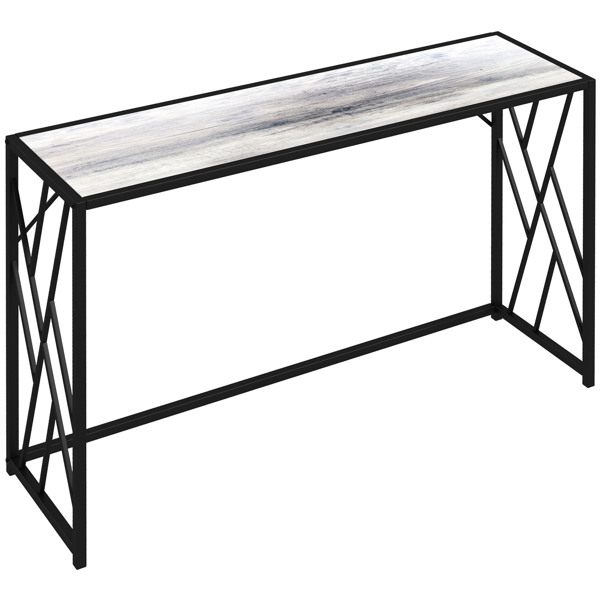 Transform Your Hallway with this Industrial Grey Console Table - Grey