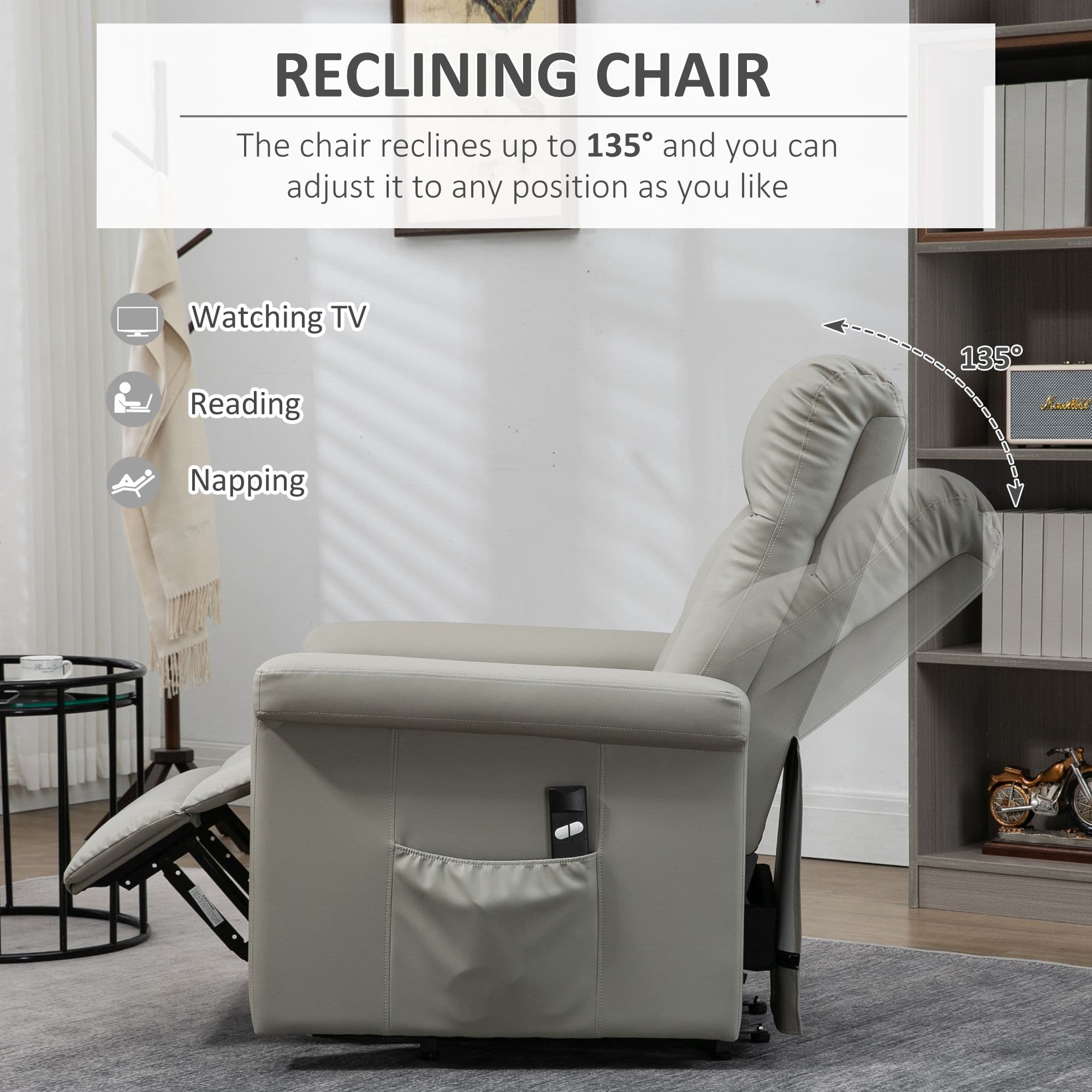 Transform Your Comfort With This Grey Power Lift Recliner - image 4