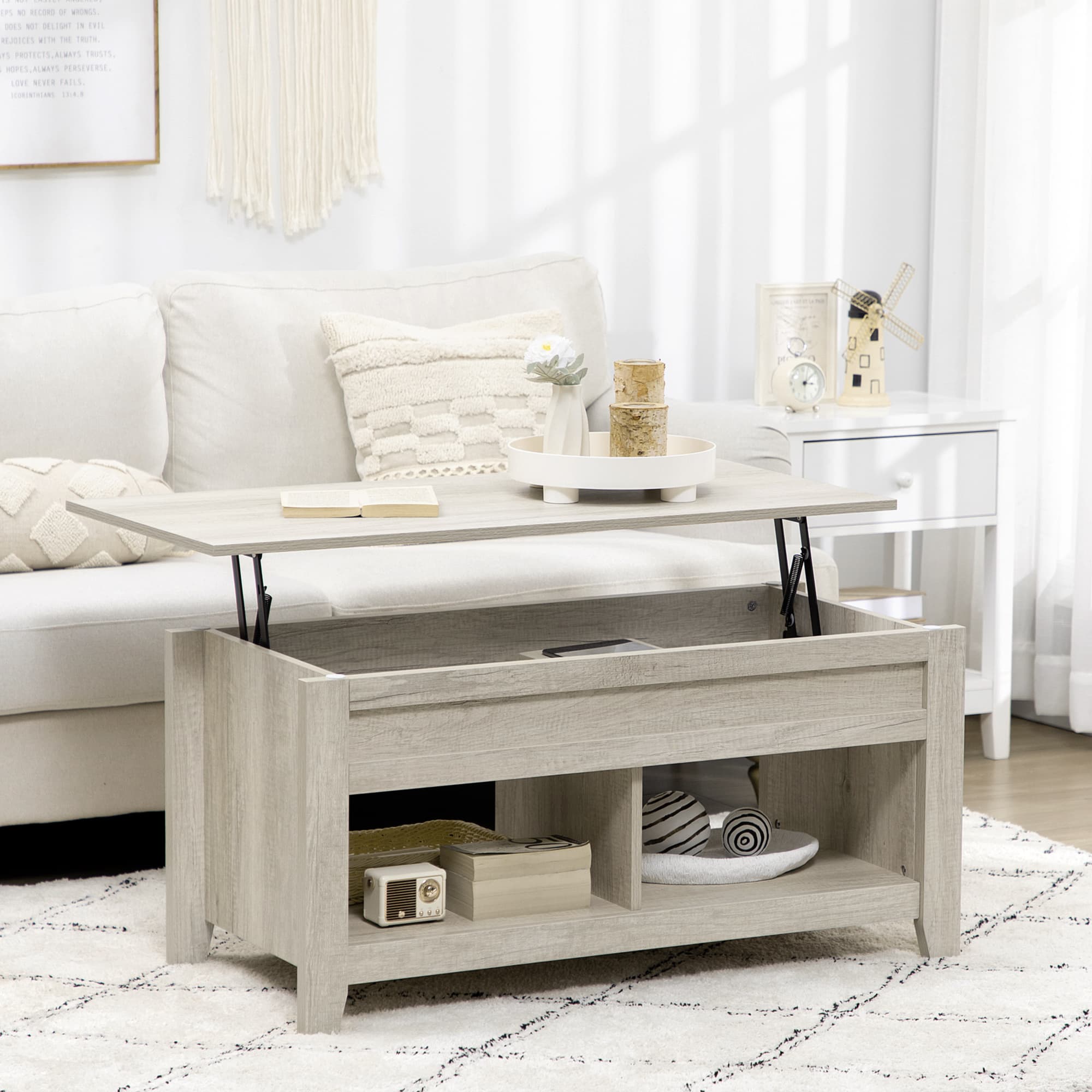 Transform Your Space With This Oak Effect Lift Top Table - image 3