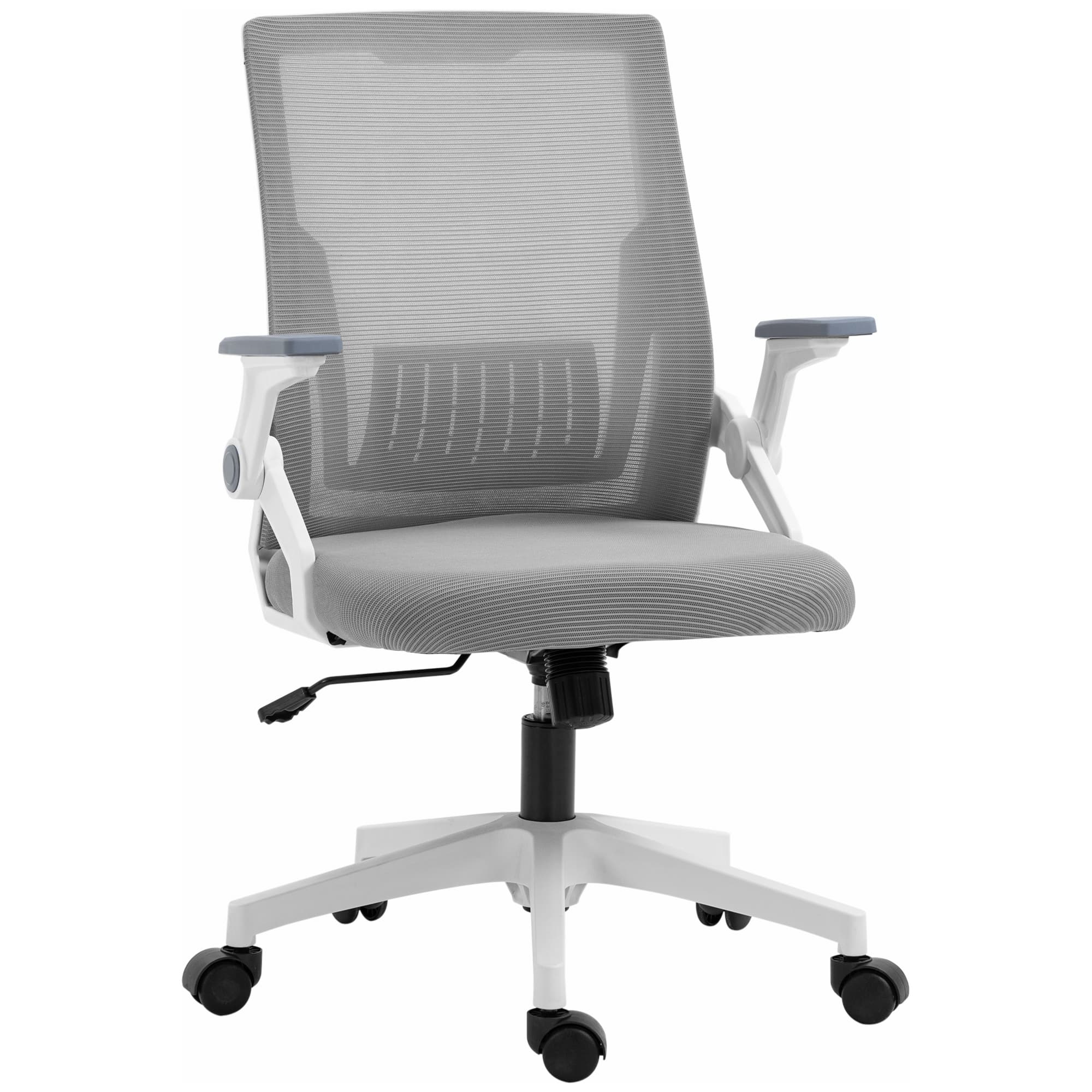 A Breathable Desk Chair with Lumbar Support and Fold-Away Arms - image 8