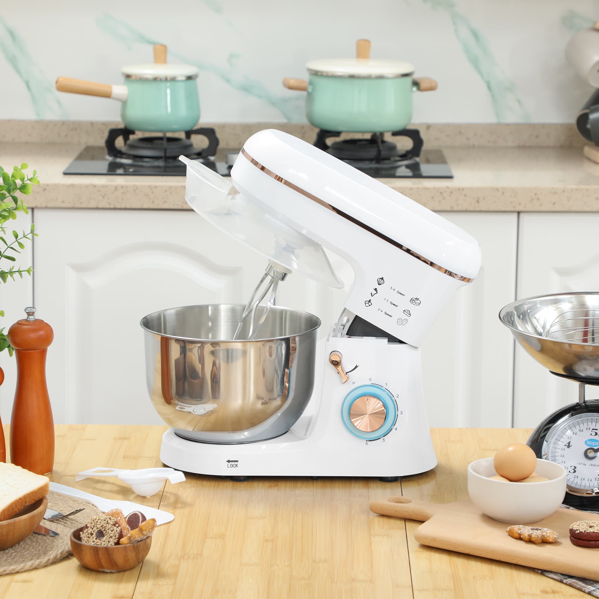 Transform Your Baking with the Premium 1400W 5L Stand Mixer - image 3
