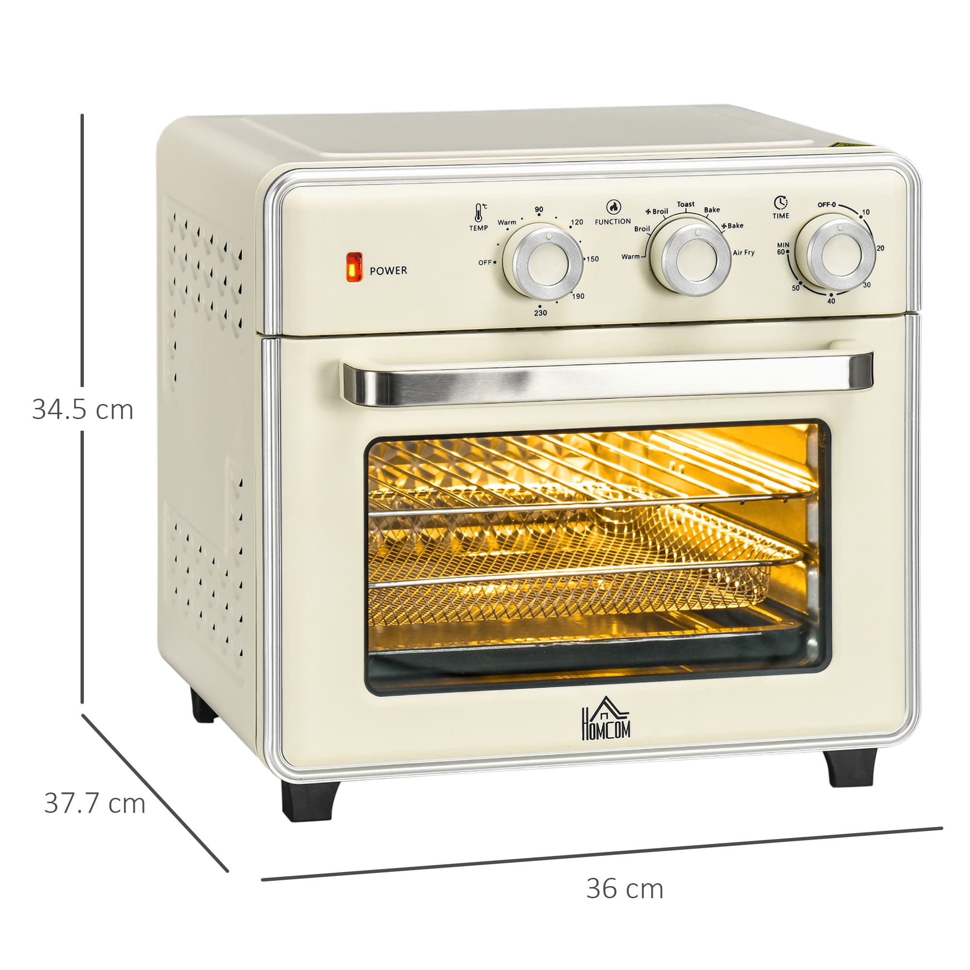 Effortless Everyday Cooking: 20L Cream 7-in-1 Mini Oven - image 5