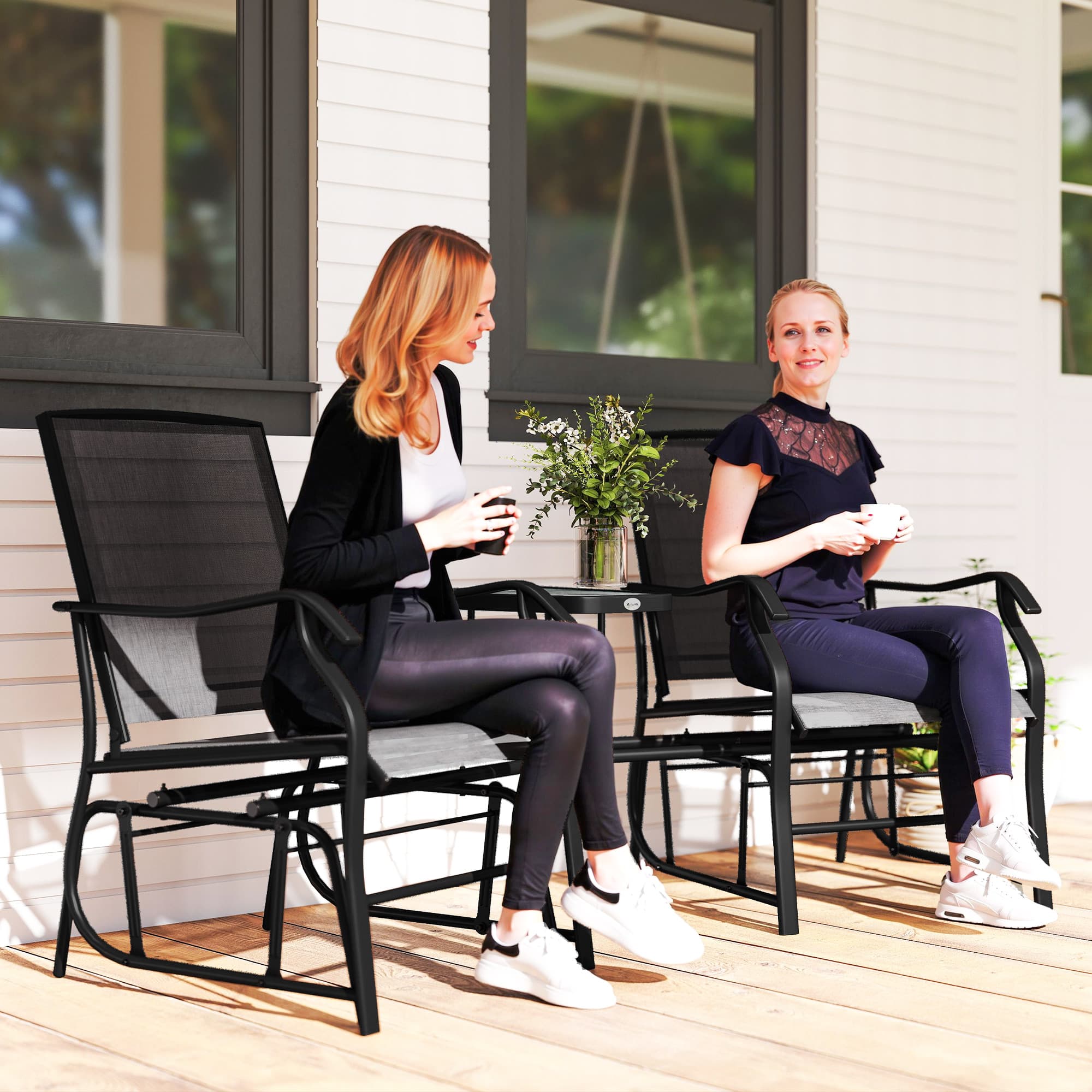 Relax Together with this Gliding Jack and Jill Garden Seat - image 3