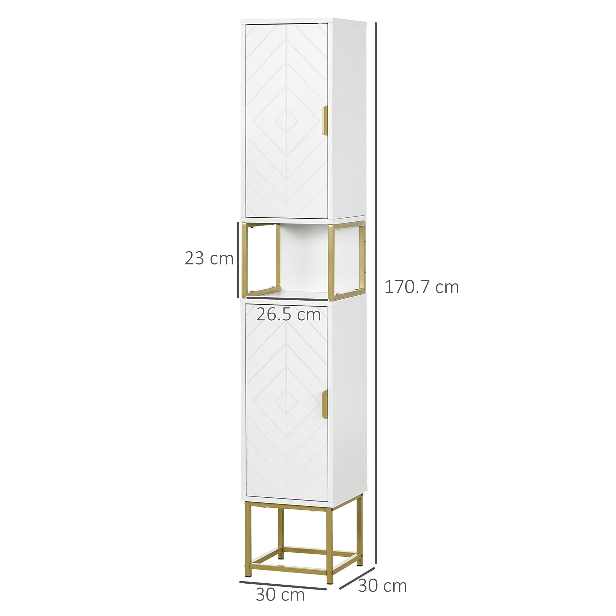 Transform Your Space with this Slim White Bathroom Tallboy - image 1