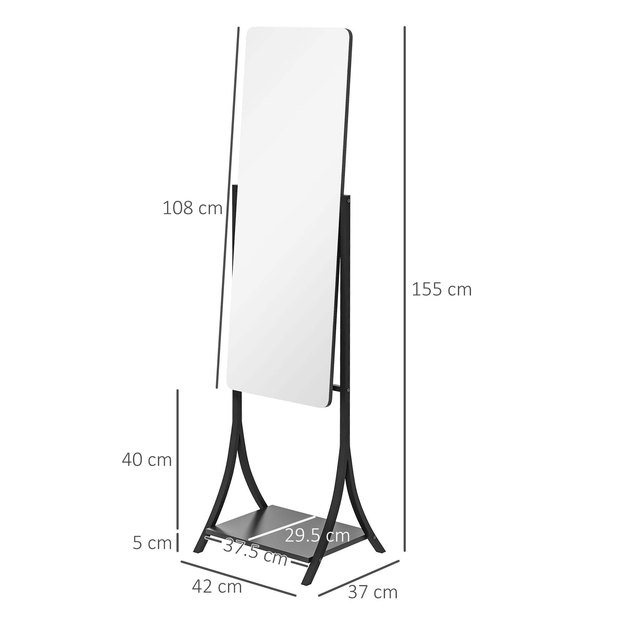 Transform Your Morning Routine with this Frameless Floor Mirror - image 2