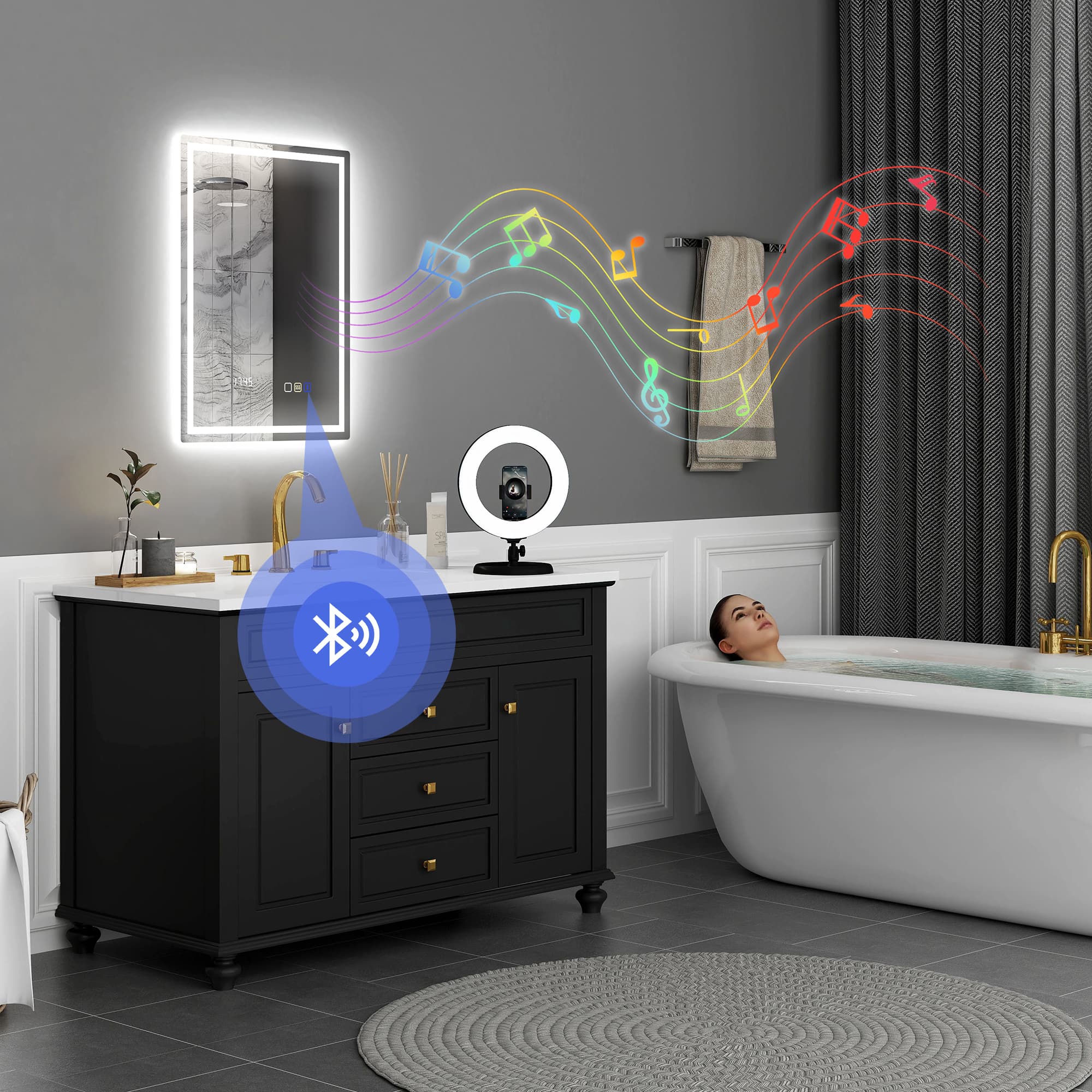 Transform Your Space with this Smart LED Bathroom Mirror - image 4