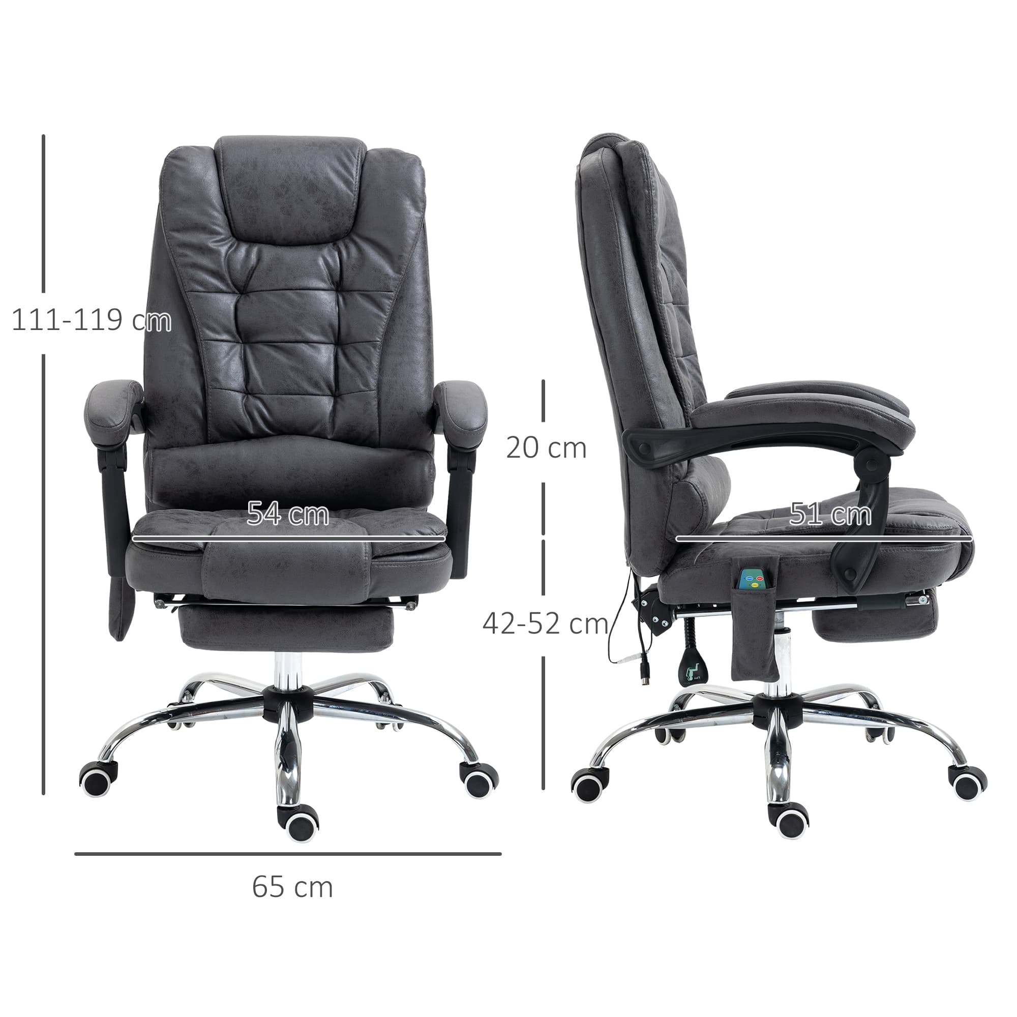 Discover Ultimate Comfort: Heated Massage Executive Chair - image 2