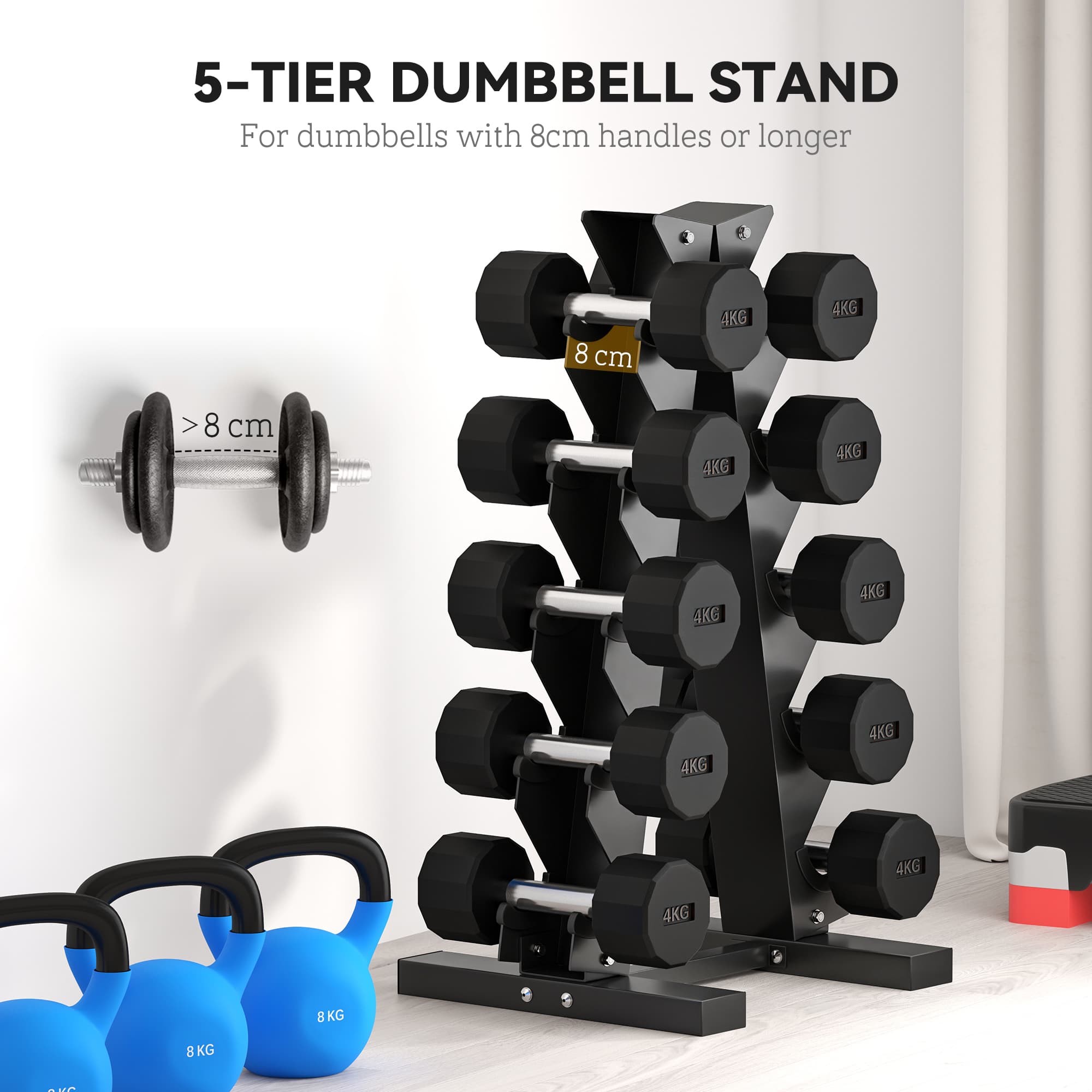 Keep Your Home Gym Tidy With a Five-Tier Dumbbell Rack - image 8