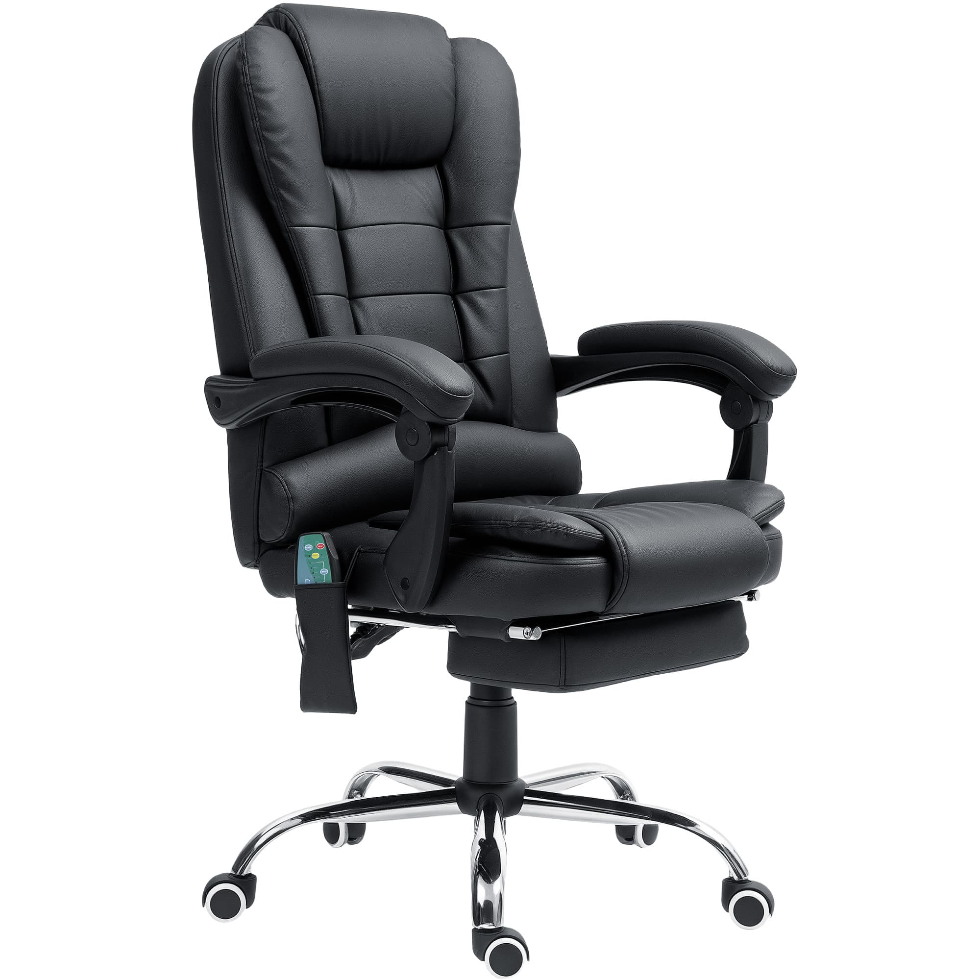 Transform Your Workday with the Vinsetto Heated Massage Chair - Black