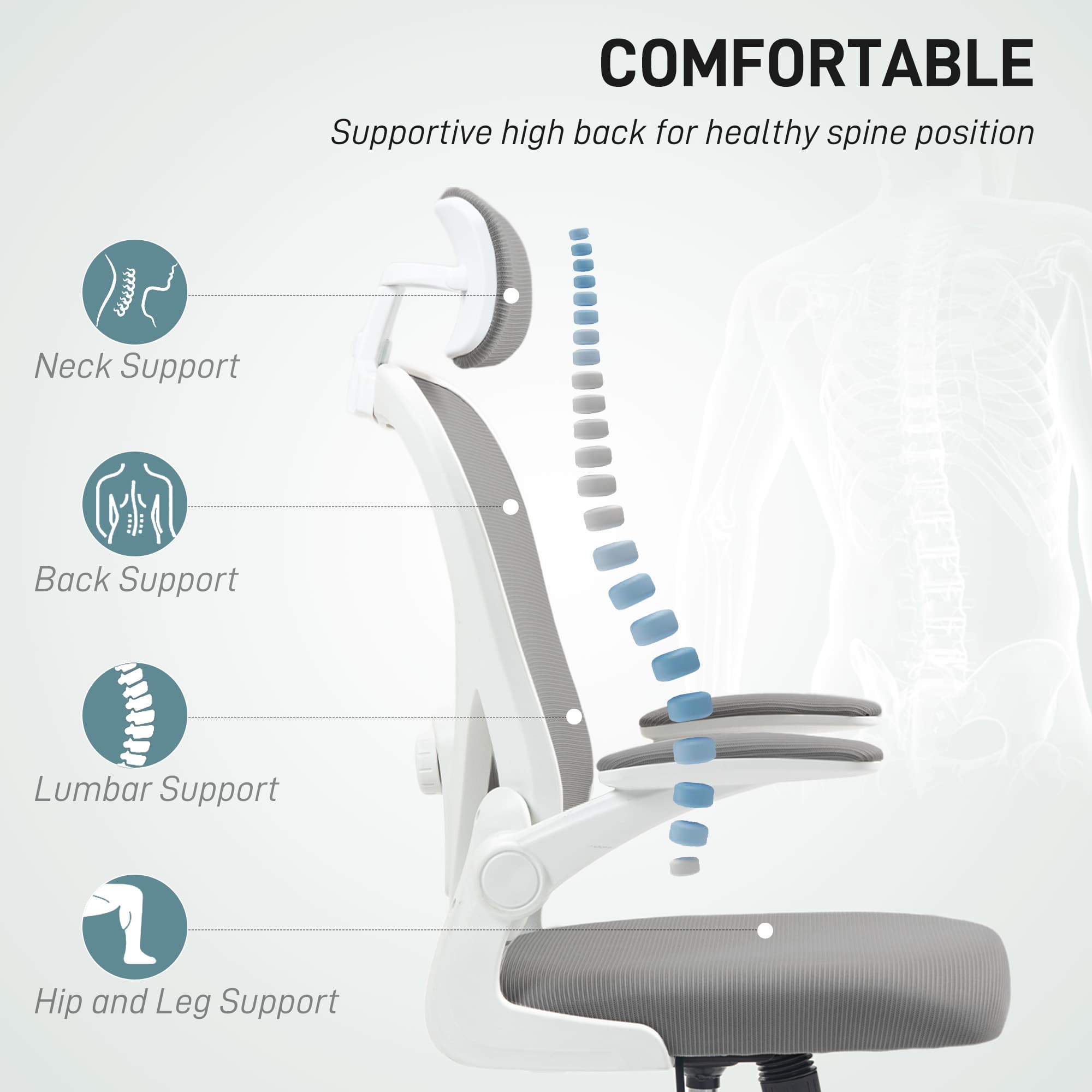 Transform Your Workday with this Ergonomic Mesh Desk Chair - image 3