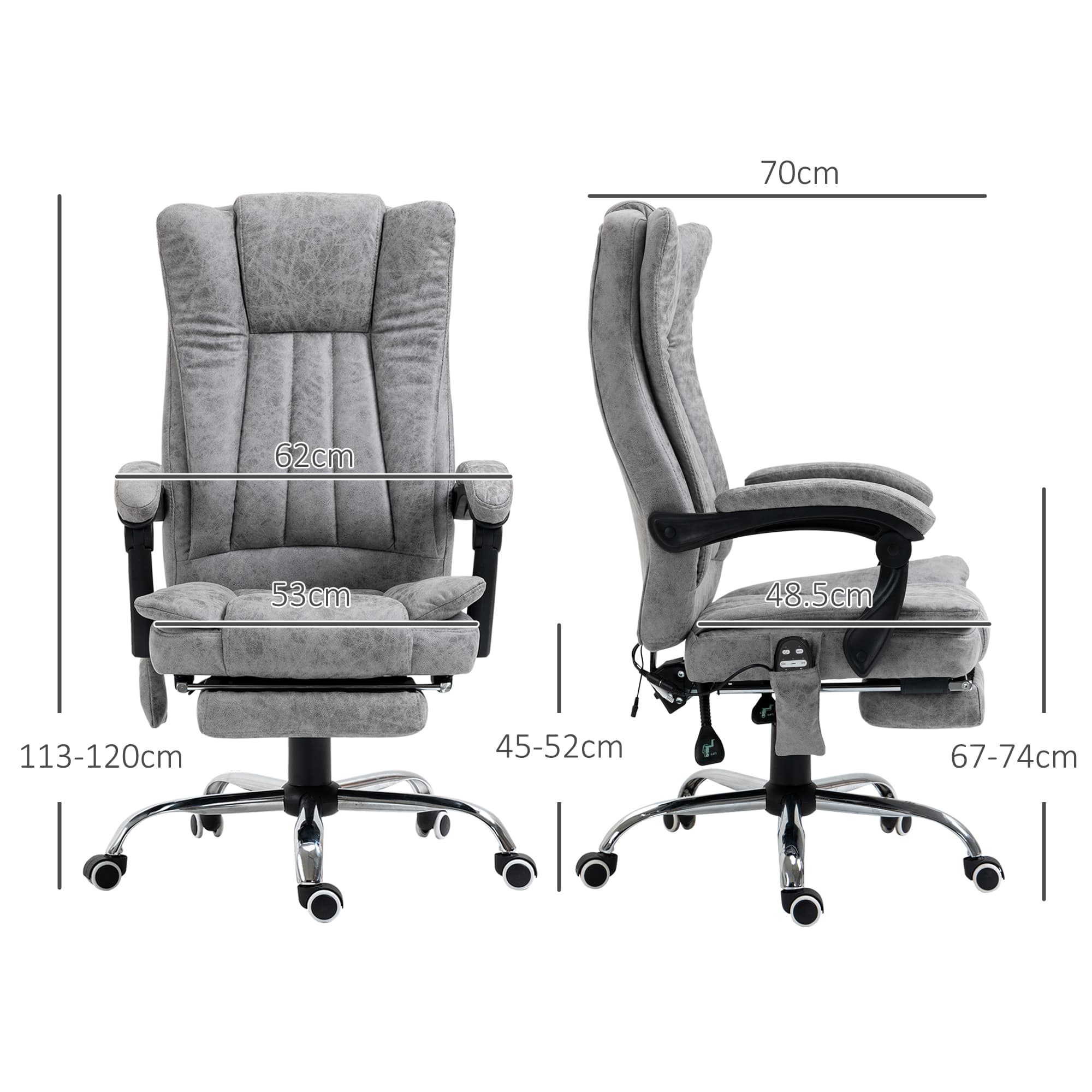 Transform Your Workday with the Vinsetto Massage Office Chair - image 1