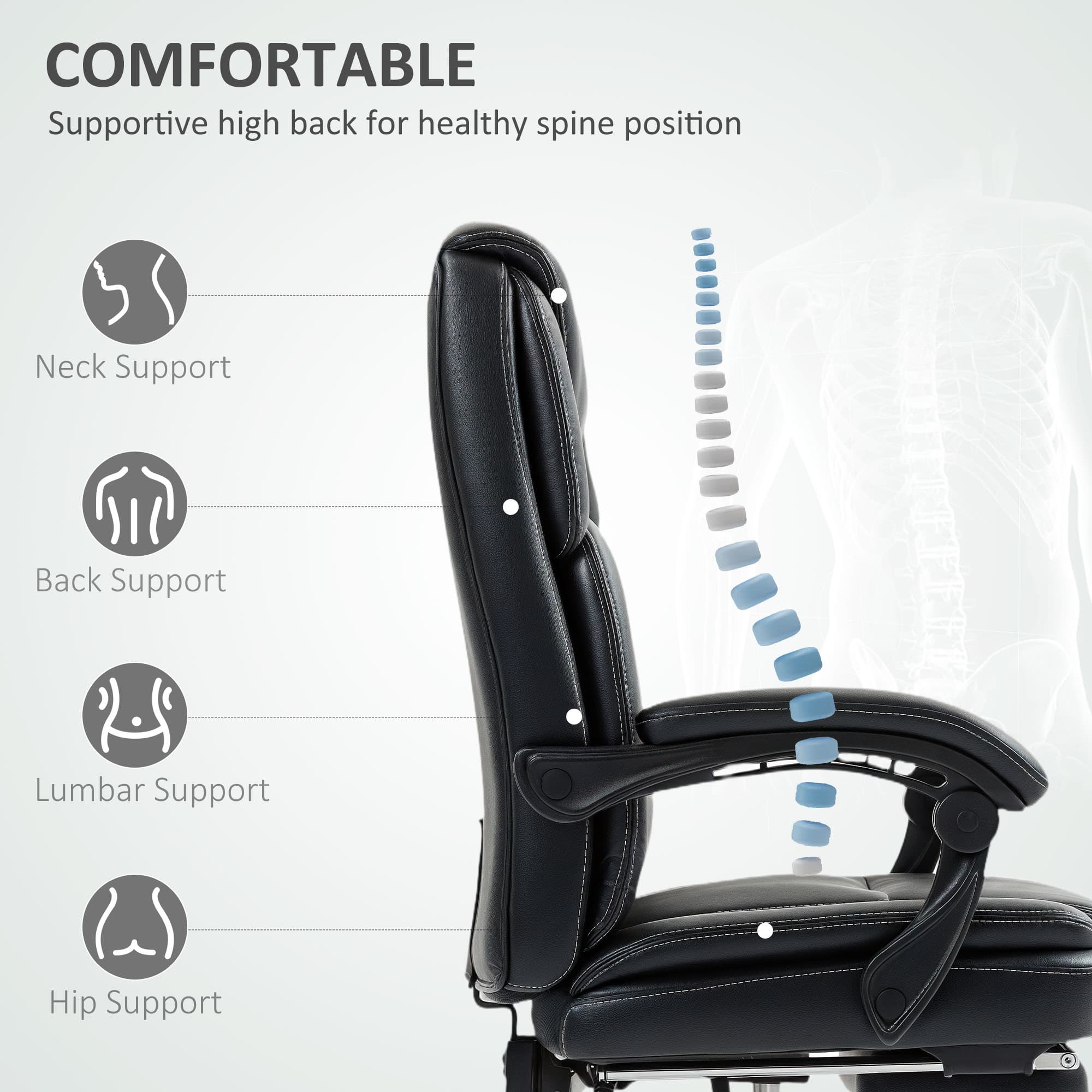 Discover Ultimate Comfort in this Black Reclining Office Chair - image 4