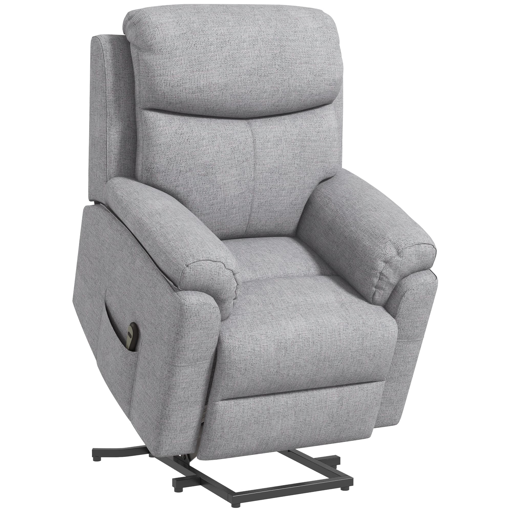Effortless Mobility: Grey Electric Riser Recliner Chair