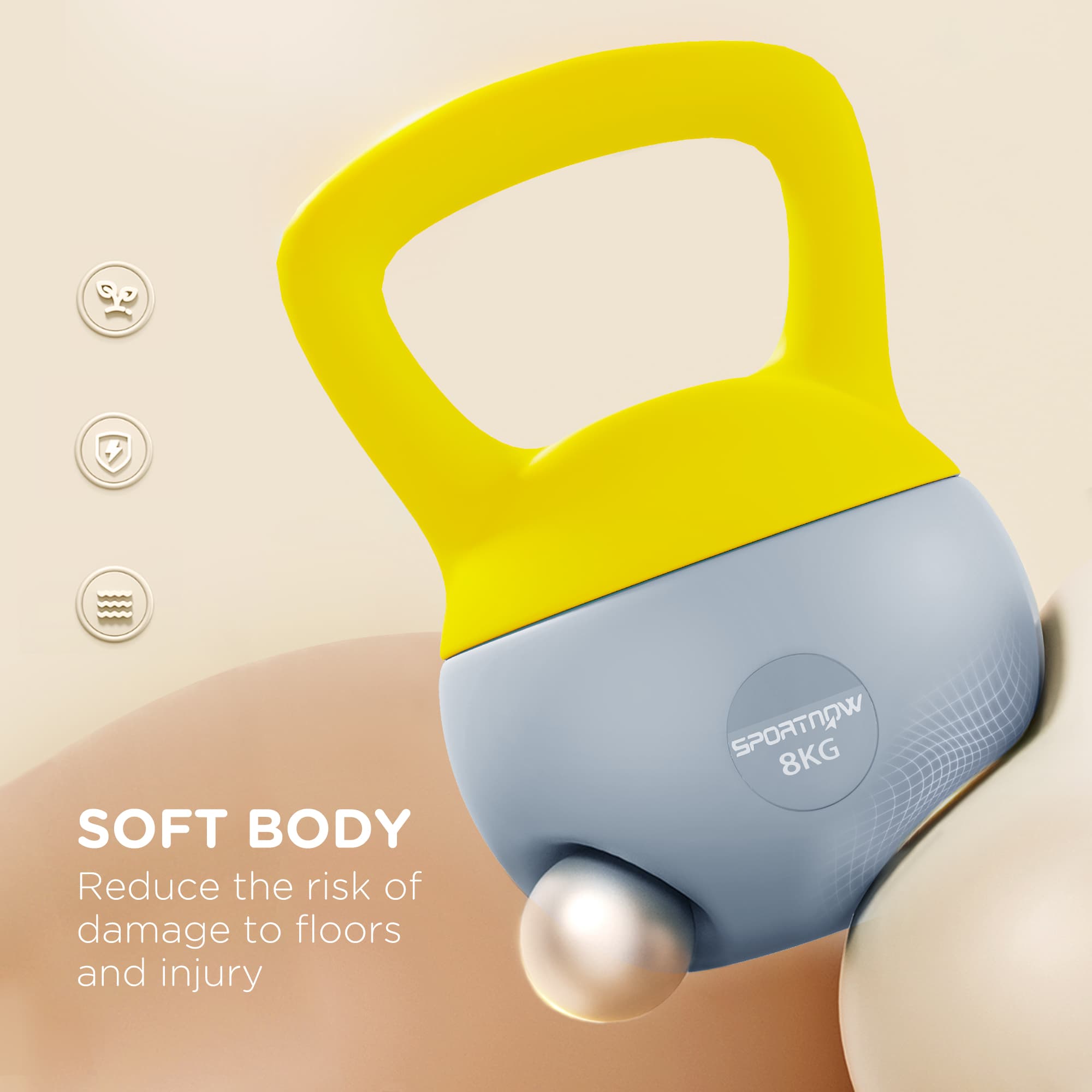 8KG Soft Kettlebell for Home Gym and Strength Training - image 8