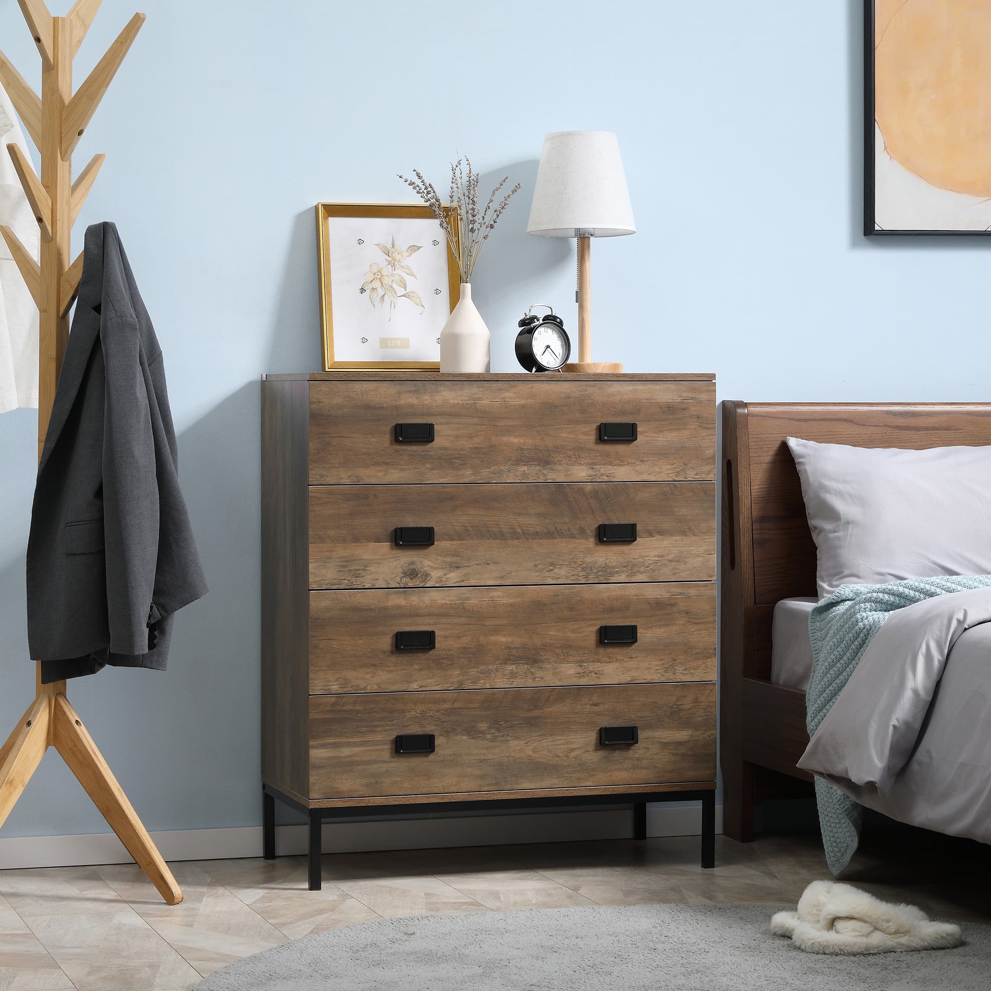 Transform Your Bedroom with this Rustic 4-Drawer Chest - image 2