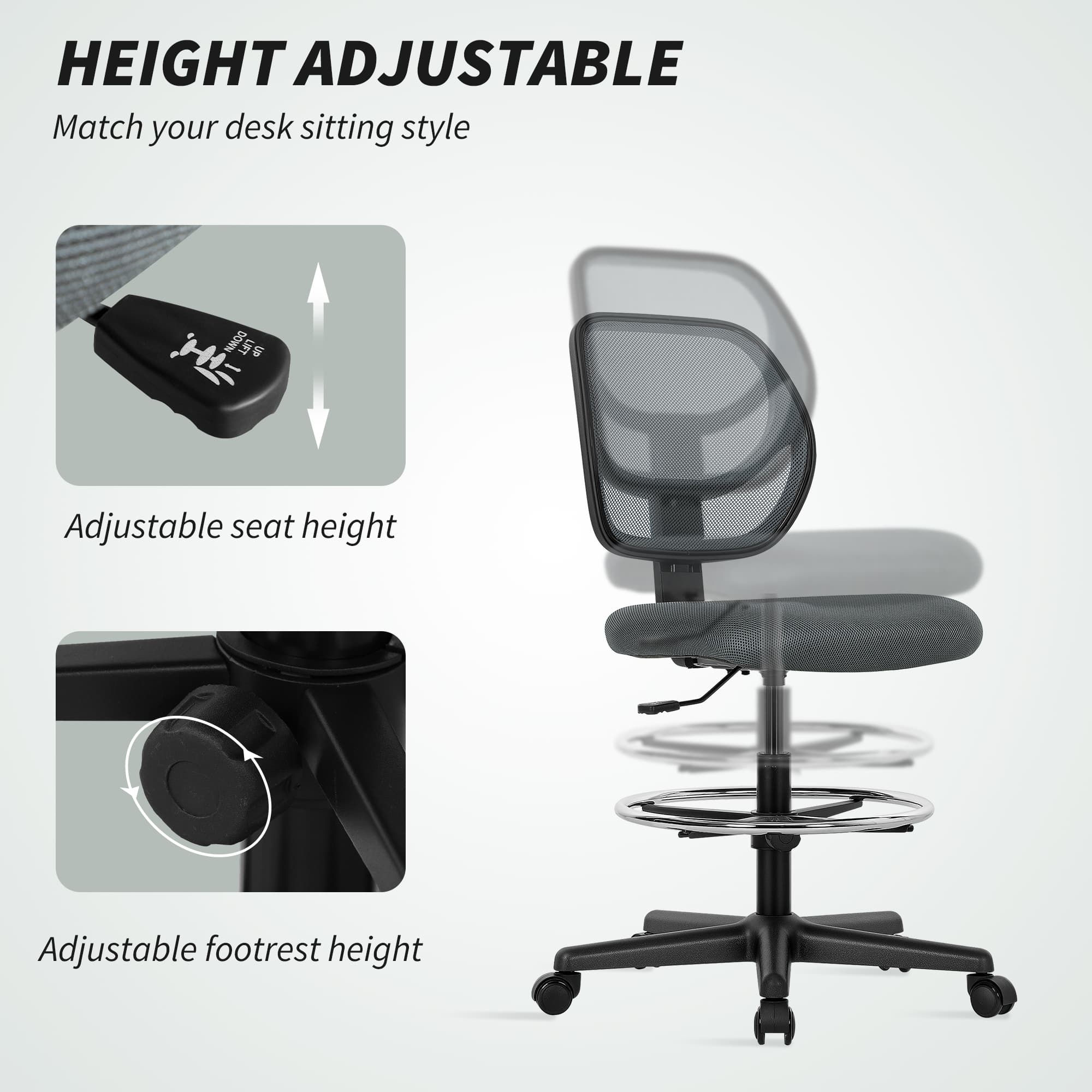 Transform Your Posture with this Ergonomic Drafting Chair - image 5