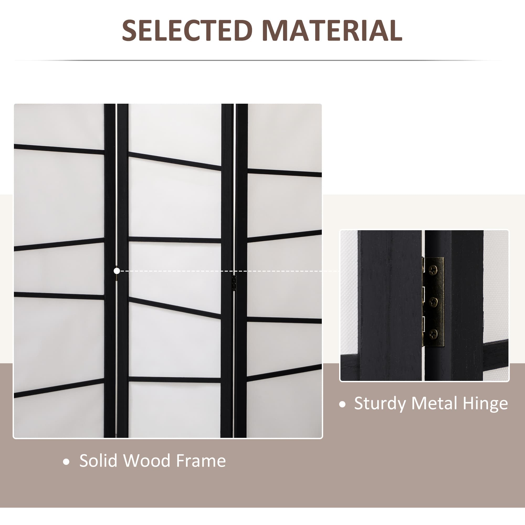 Transform Your Space With This 3-Panel Wooden Room Divider - image 5