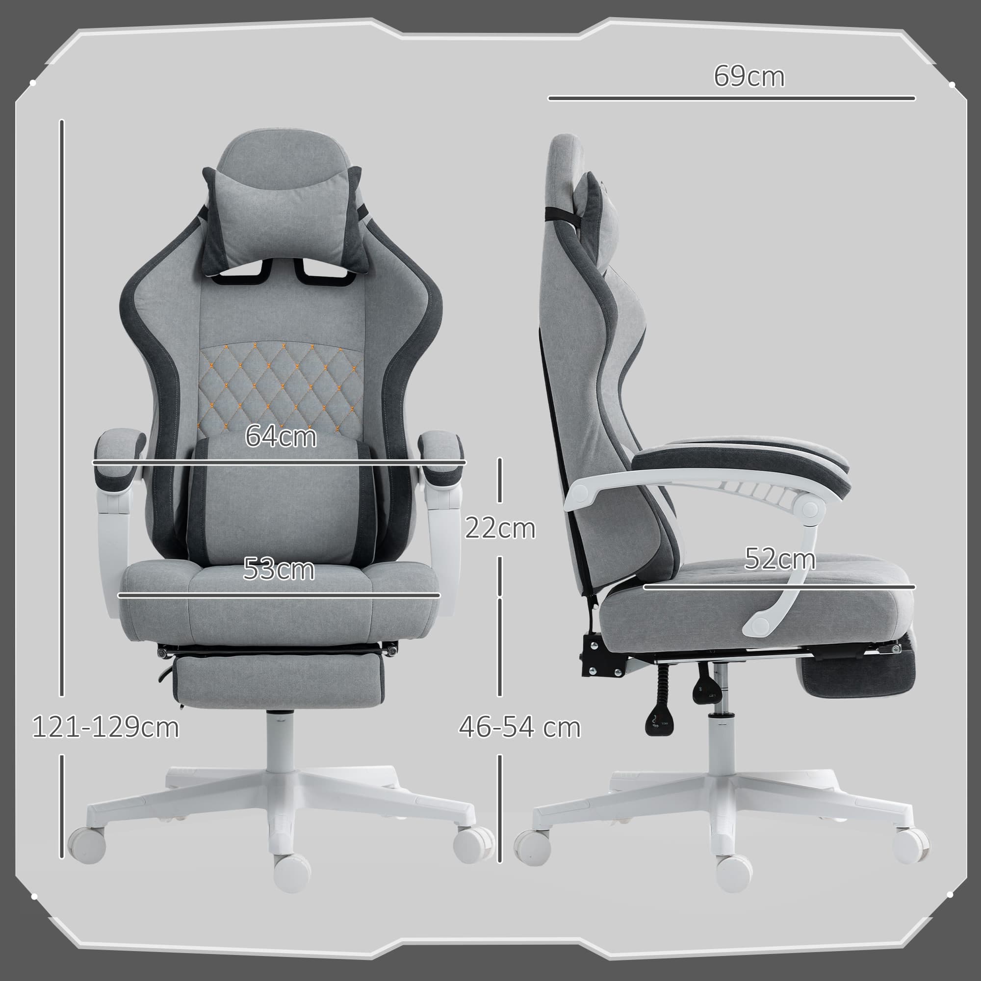 Transform Your Setup with this Velvet Ergonomic Gaming Chair - image 5
