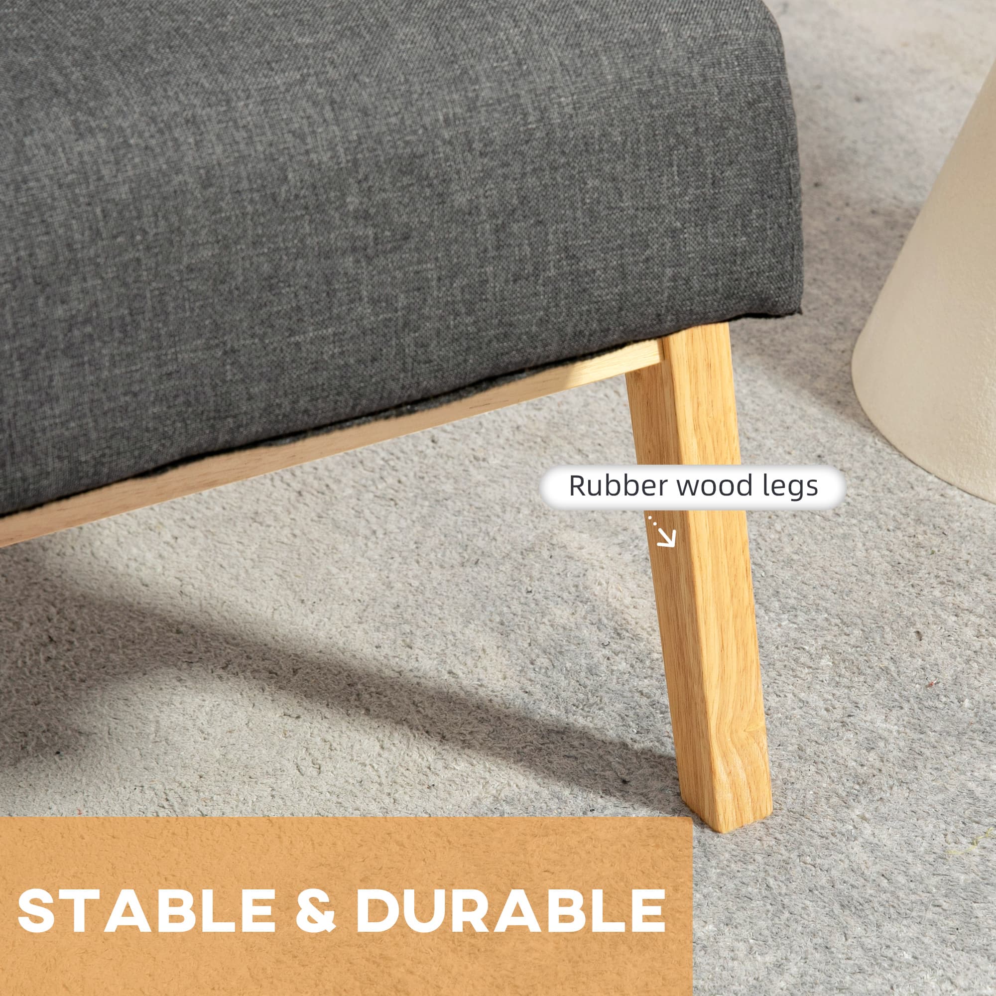 Transform Your Lounge with Two Dark Grey Retro Accent Chairs - image 2