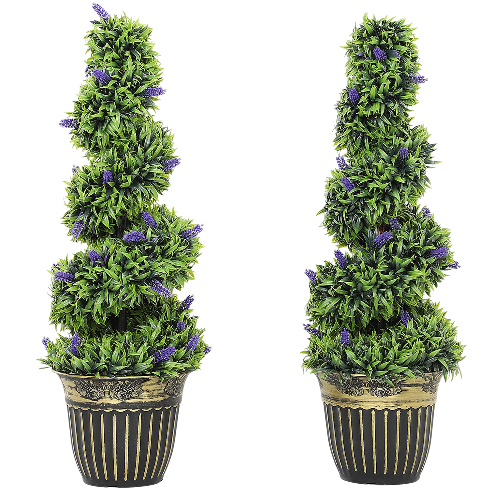 Transform Your Space with 90cm Artificial Lavender Trees - Blue