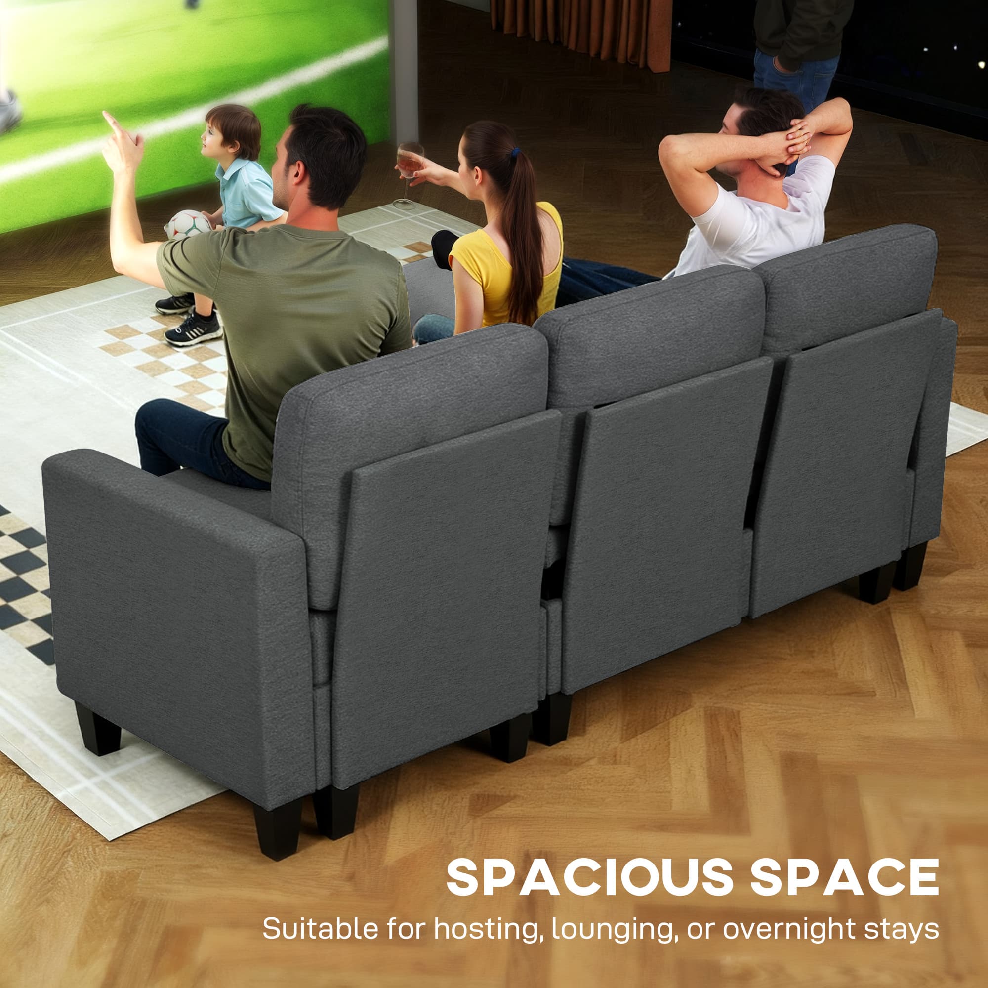Transform Your Space with this 3-Seater Storage Sofa Bed - image 5