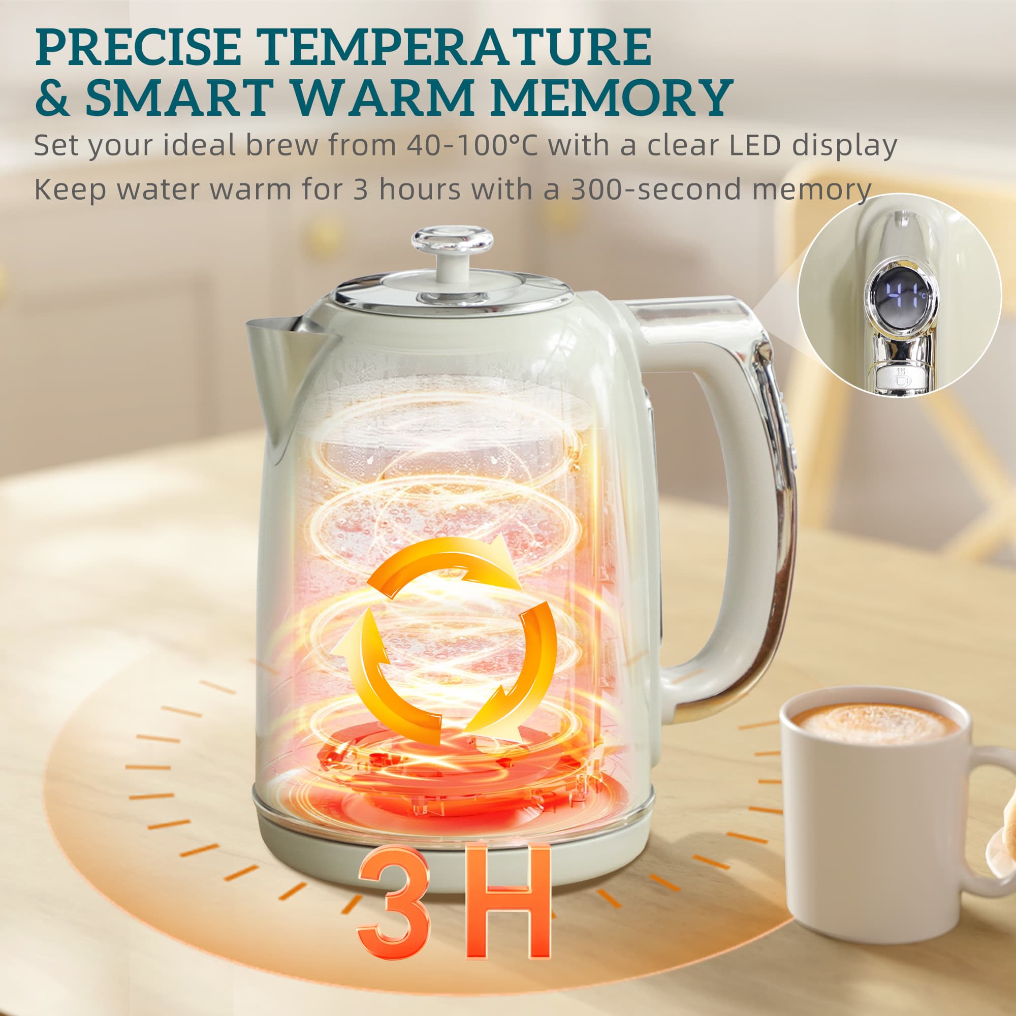 Transform Your Mornings with this Grey Retro Breakfast Set - image 5