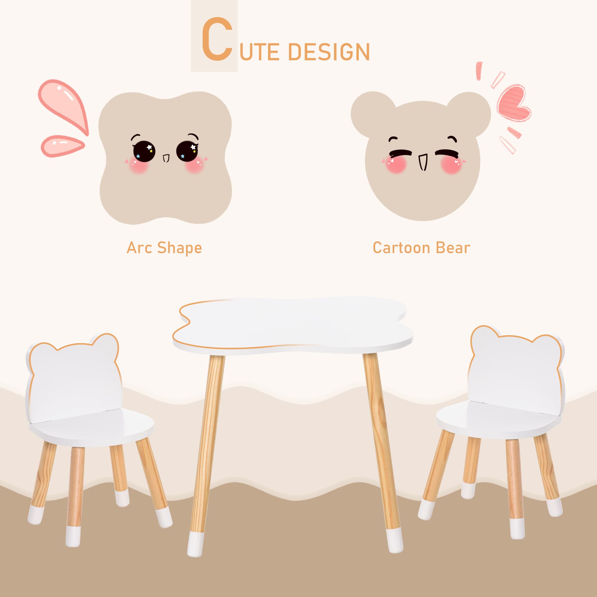 Transform Playtime with this Bear-Shaped Kids Table Set - image 4