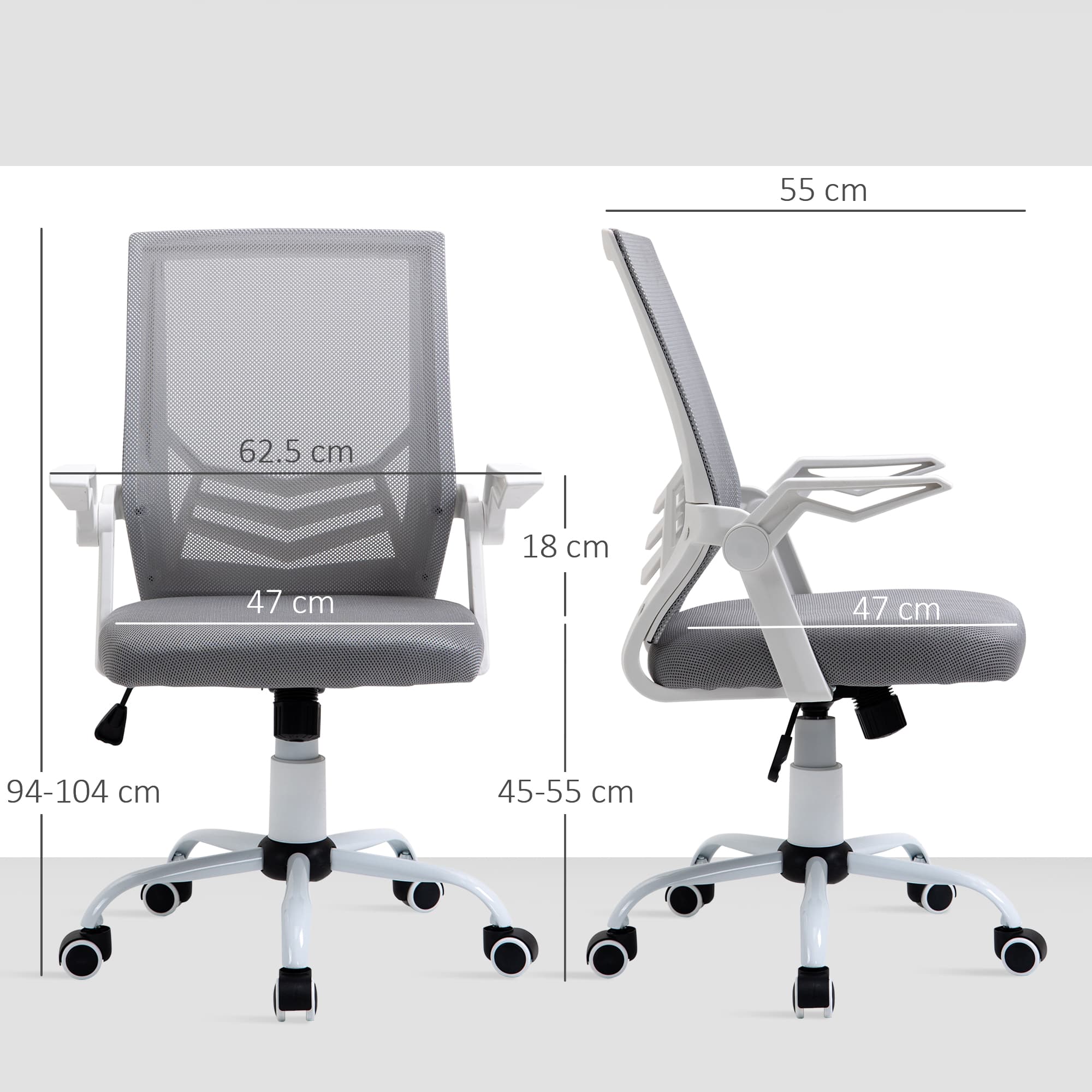 Transform Your Workspace with this Ergonomic Grey Mesh Desk Chair - image 5