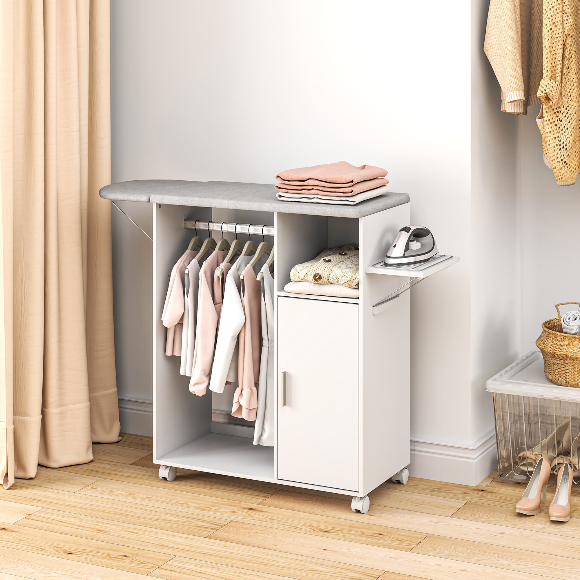 Transform Your Laundry Room With This Rolling Ironing Cabinet - image 5