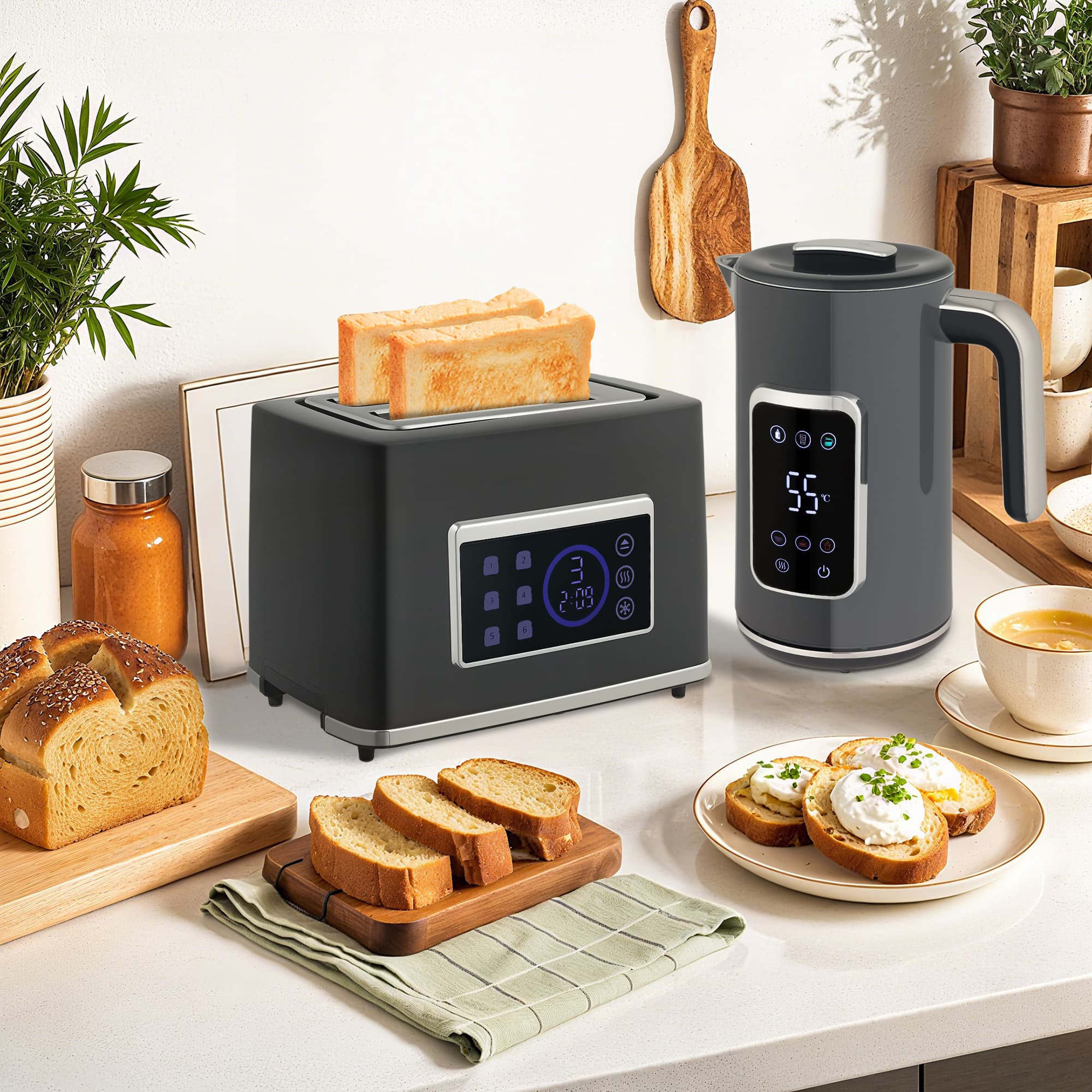 Transform Your Mornings with this Smart Kettle & Toaster Set - image 2