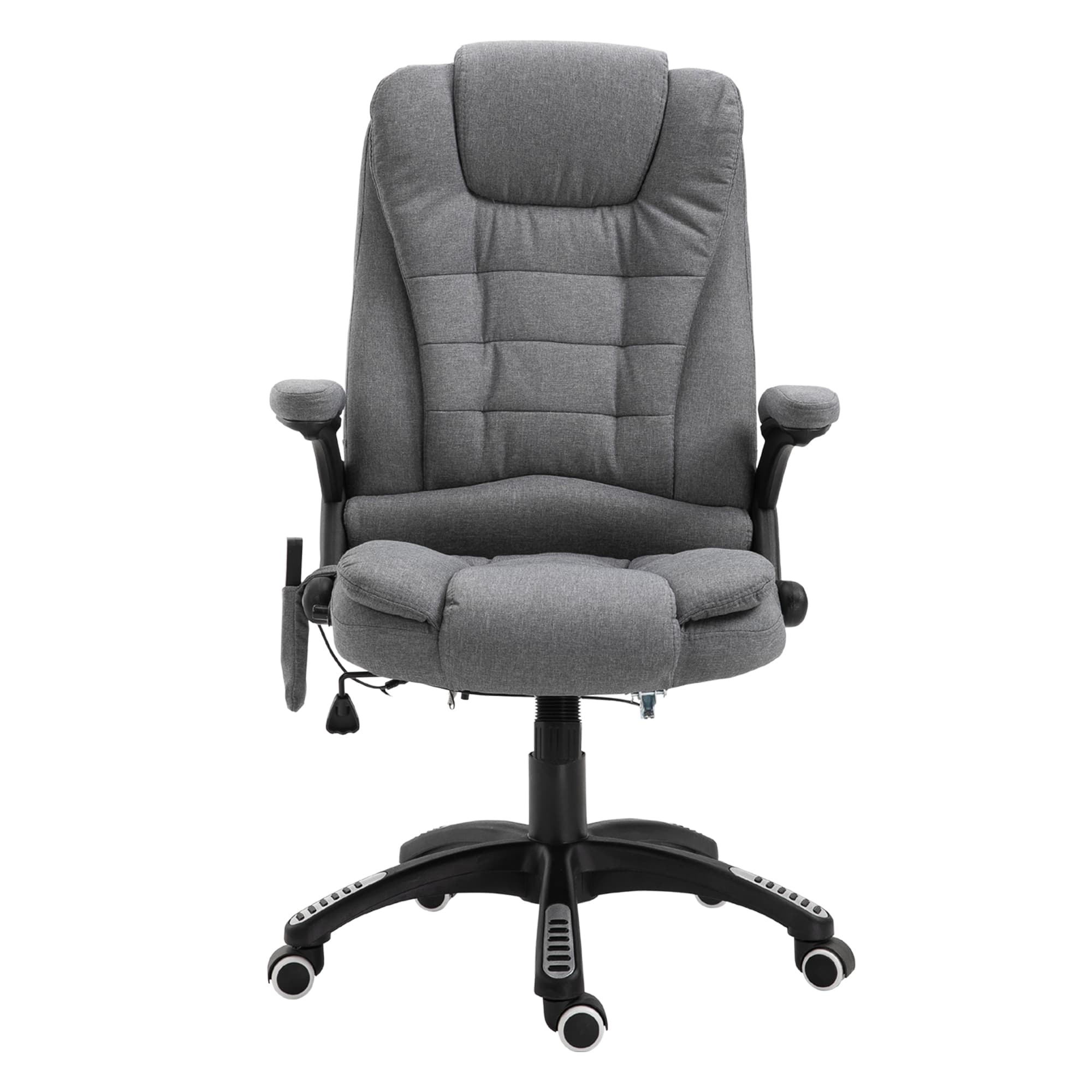 Transform Your Workday with the Vinsetto Heated Massage Chair - Grey