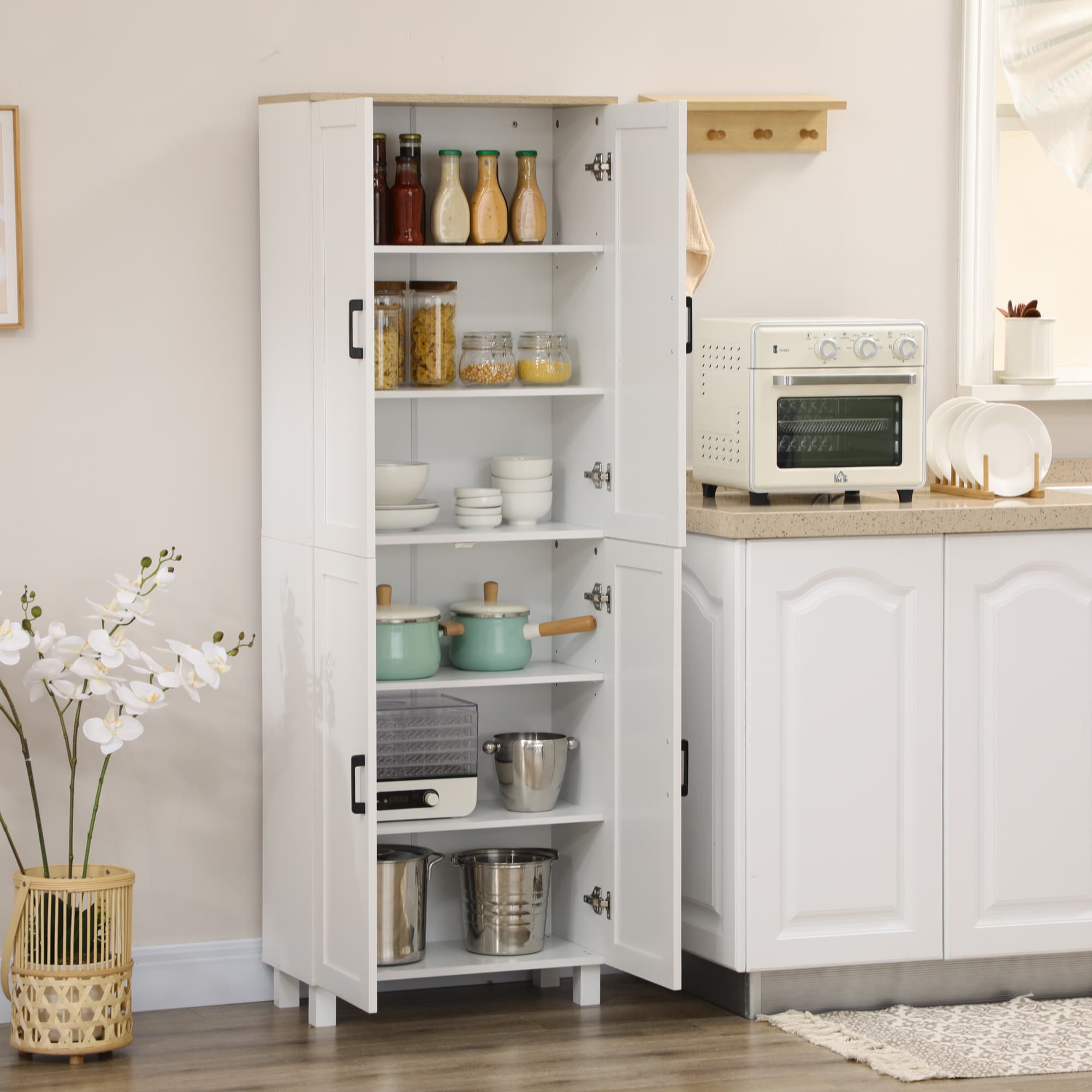 Transform Your Space with this Tall White Kitchen Cupboard - image 4