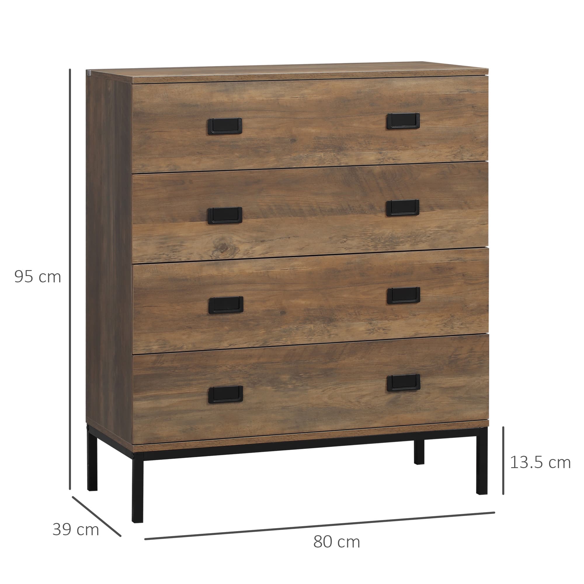 Transform Your Bedroom with this Rustic 4-Drawer Chest - image 3