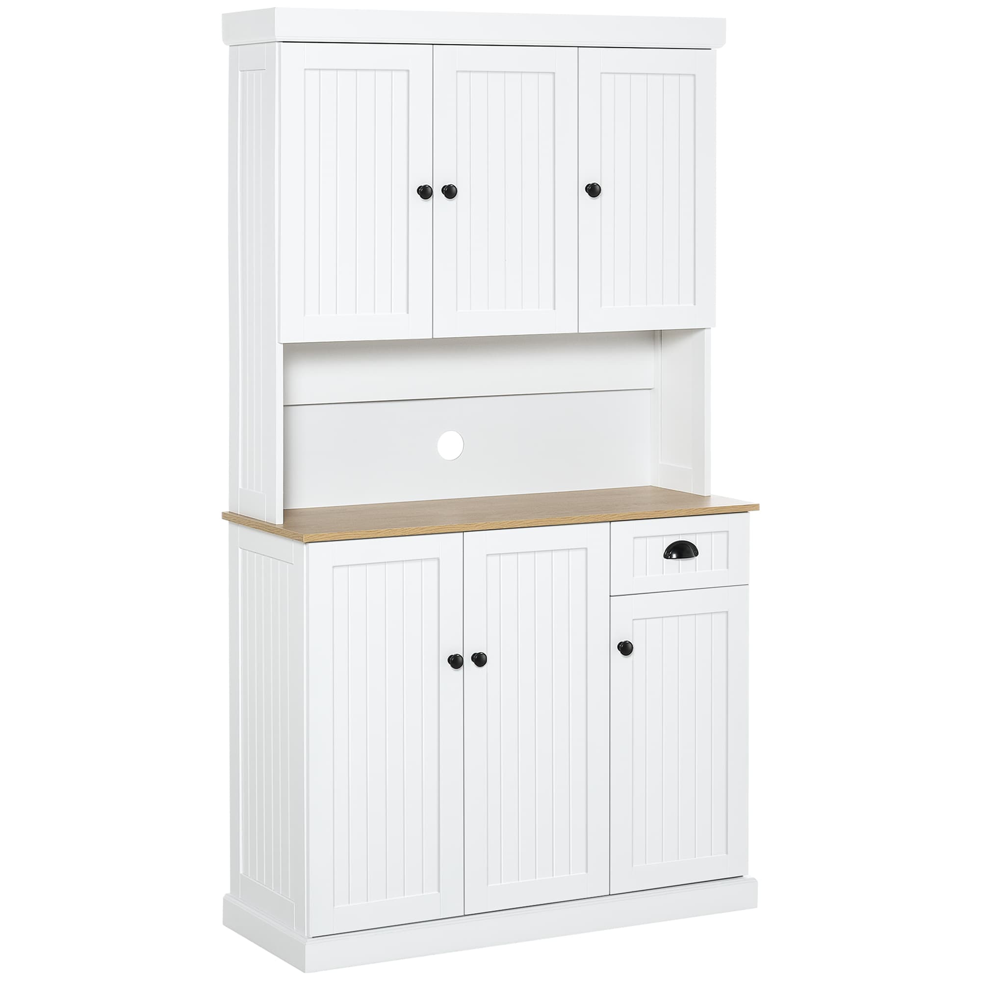Effortless Storage: 180cm Freestanding Kitchen Cabinet