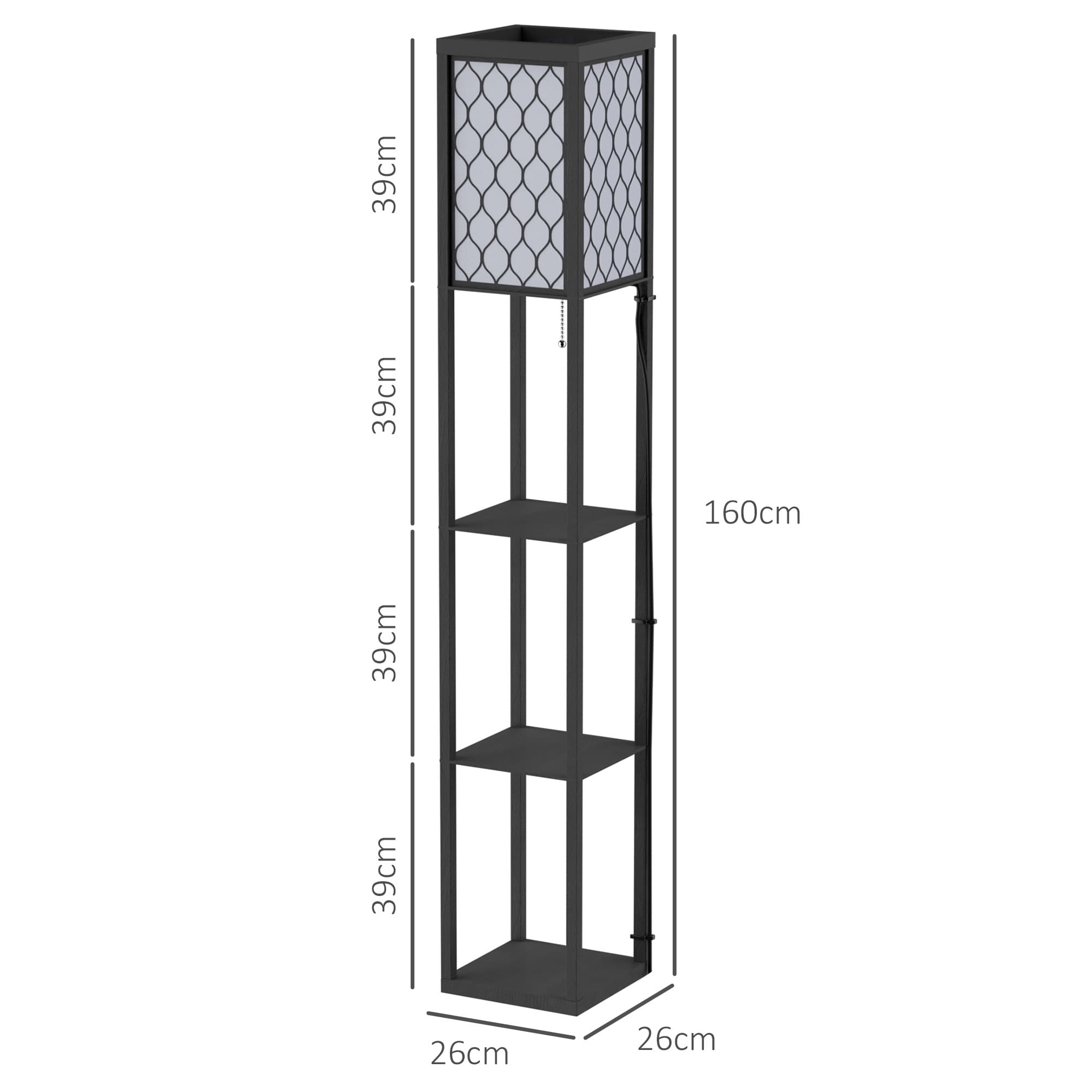 Transform Your Space With This 4-Tier Shelf Floor Lamp - image 3