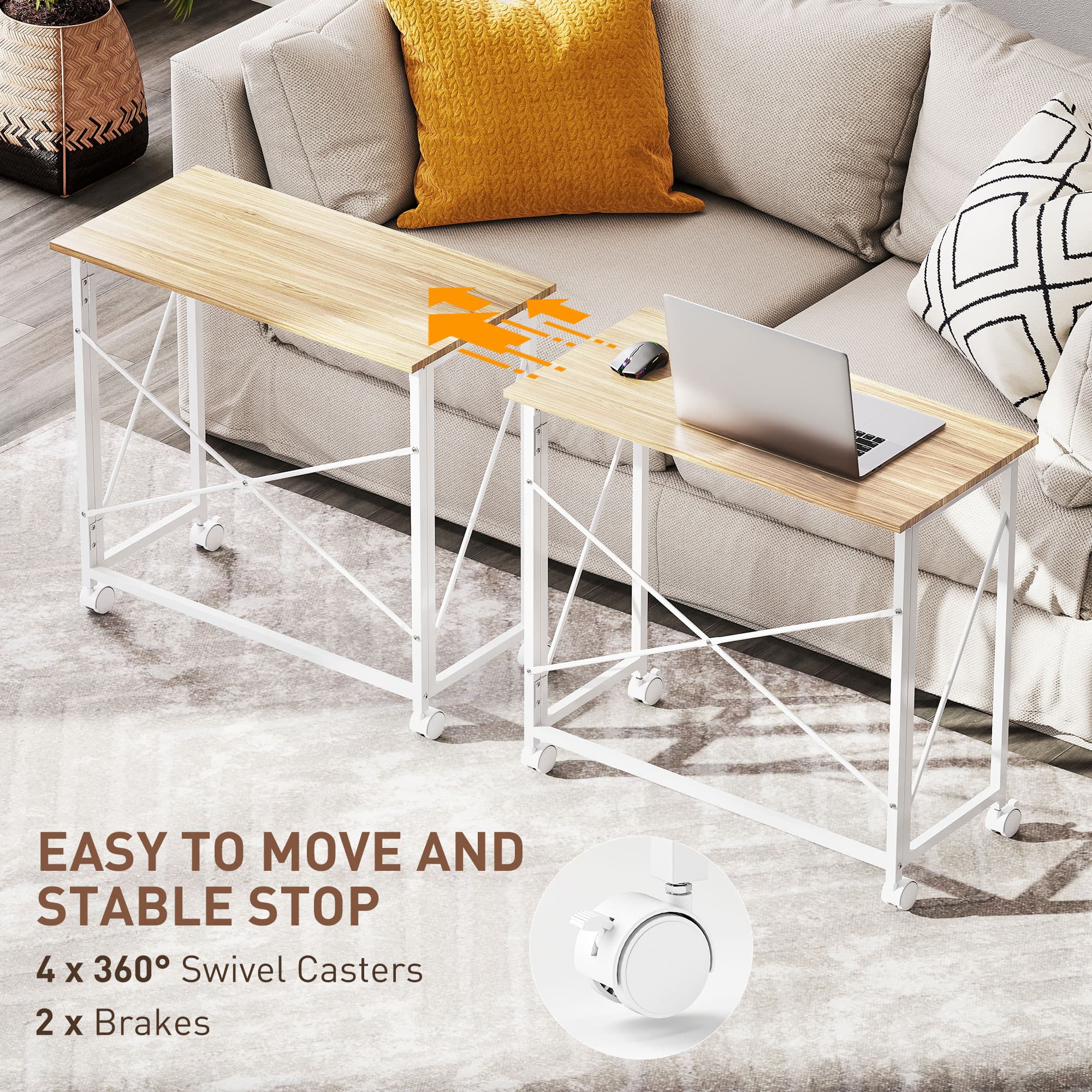 A Folding Desk on Wheels That Tucks Away When You Don't Need It - image 8