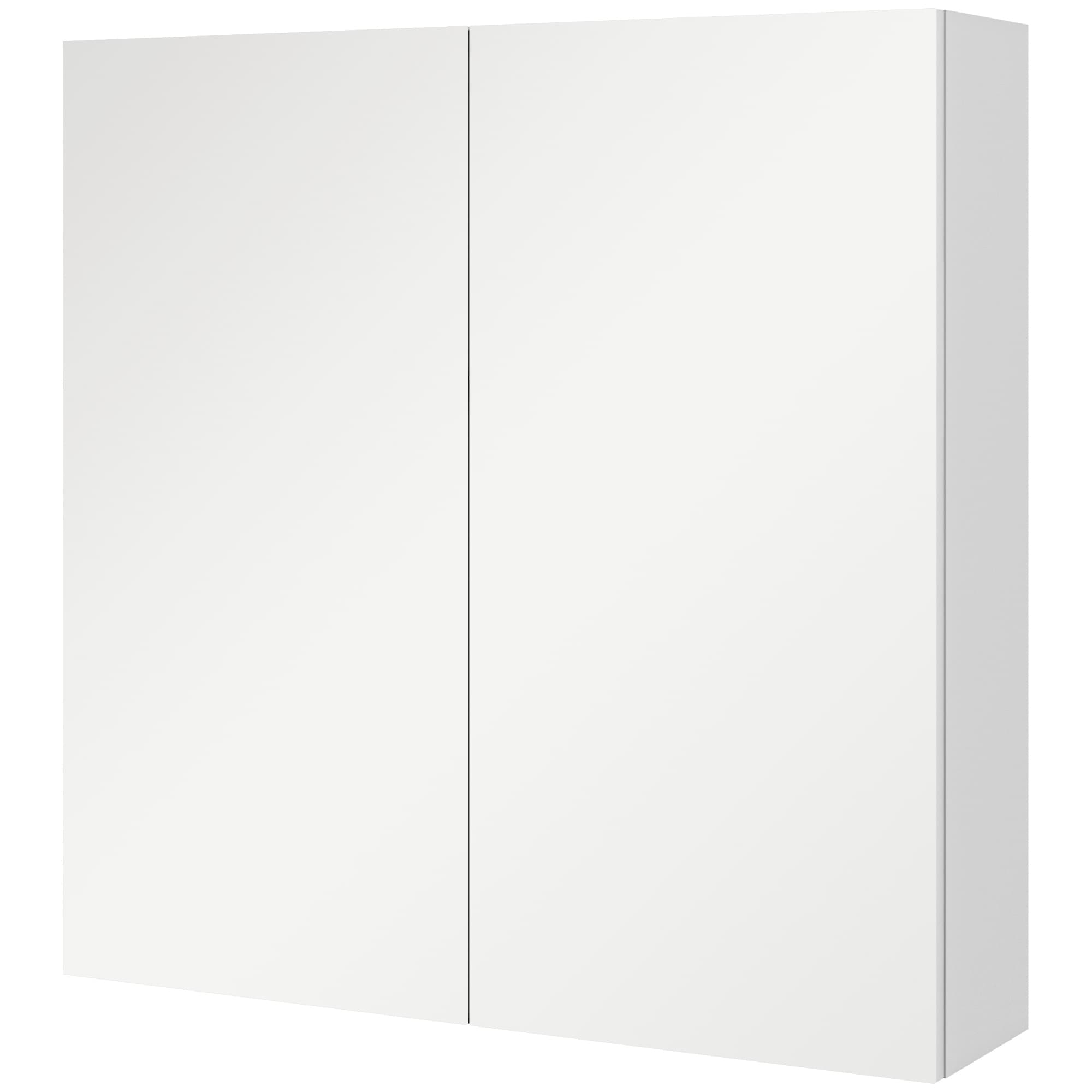 Transform Your Space with the Kleankin White Mirror Cabinet - High gloss