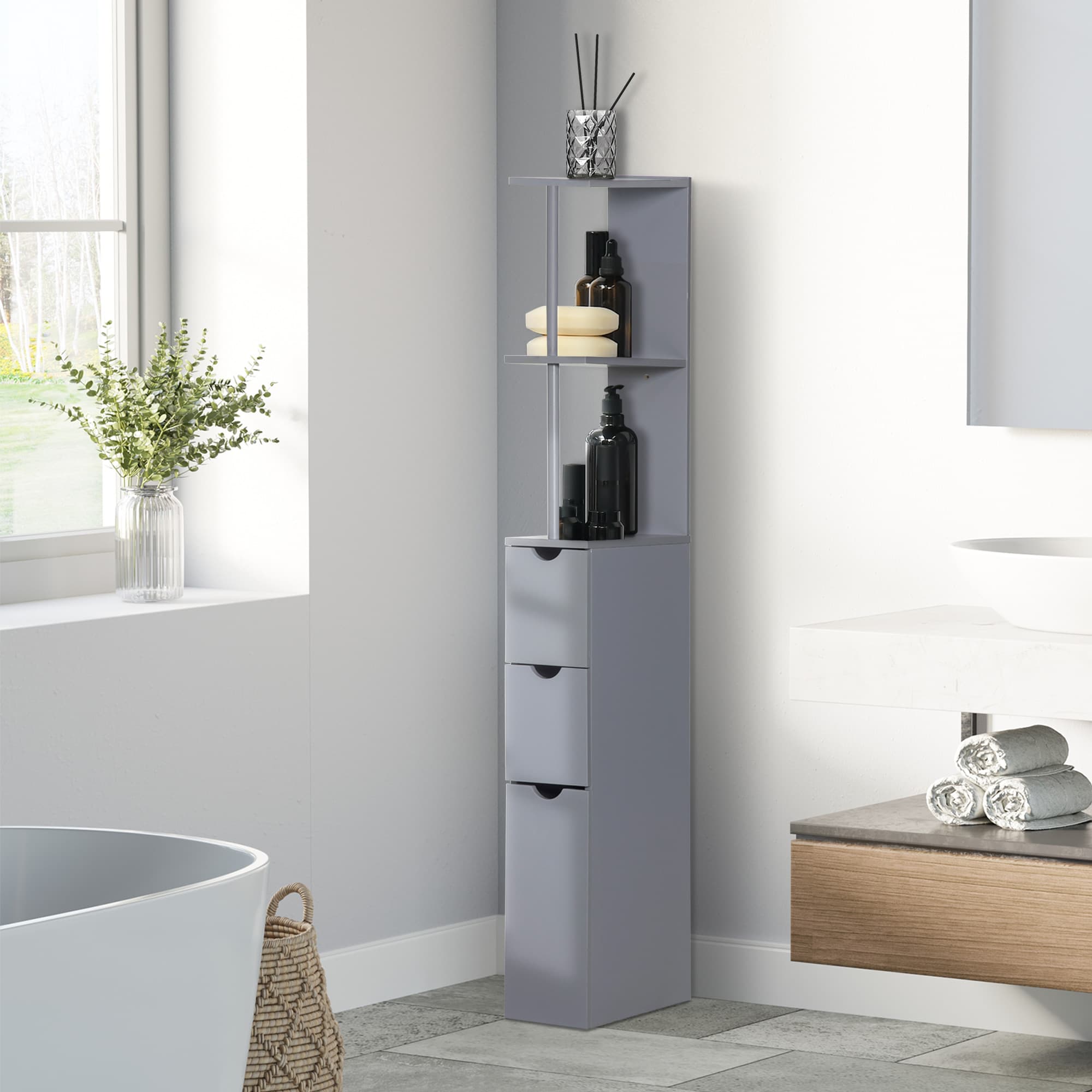 A Tall, Narrow Bathroom Cabinet That Makes the Most of a Small Space - image 6