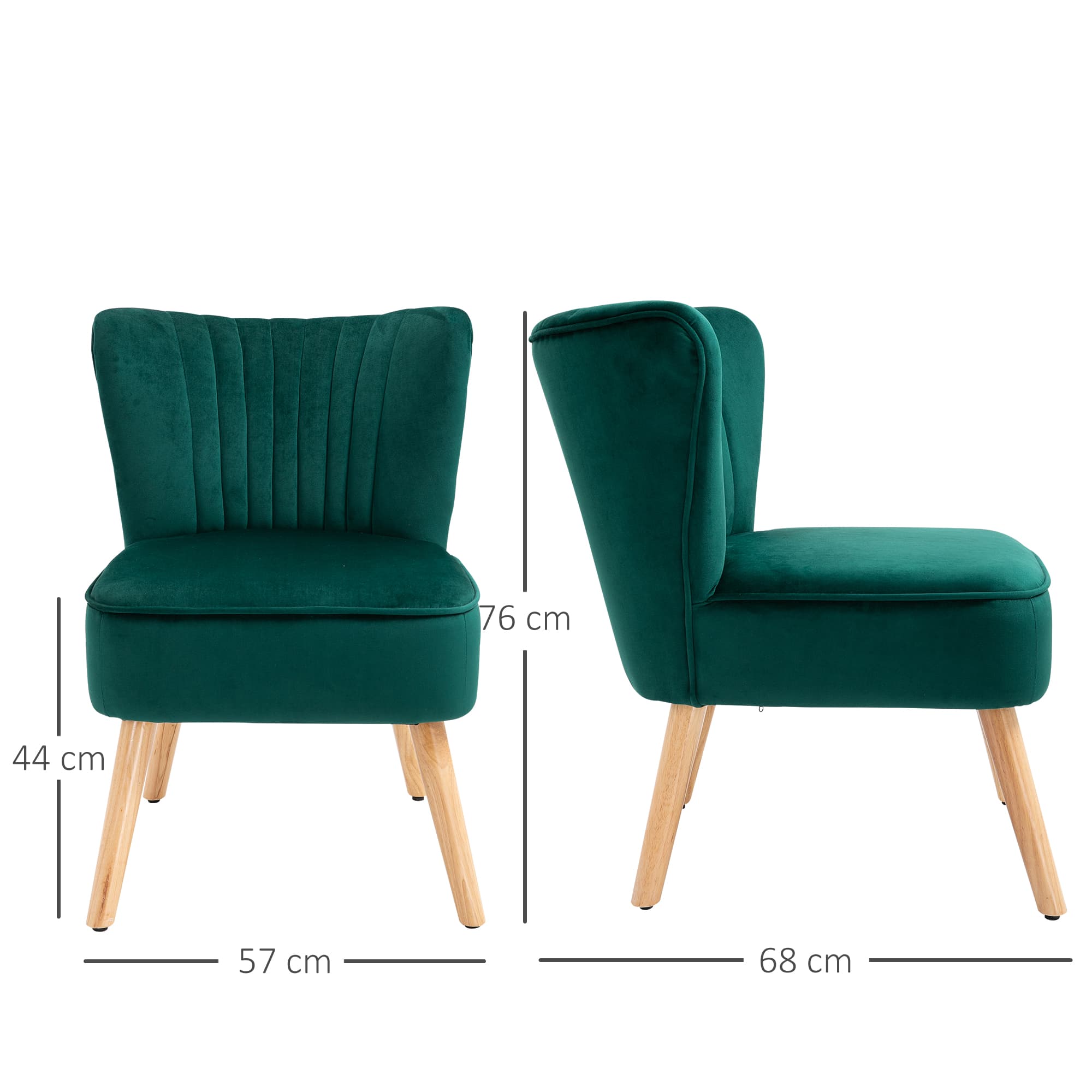 Transform Your Space with this Green Velvet Accent Chair - image 5
