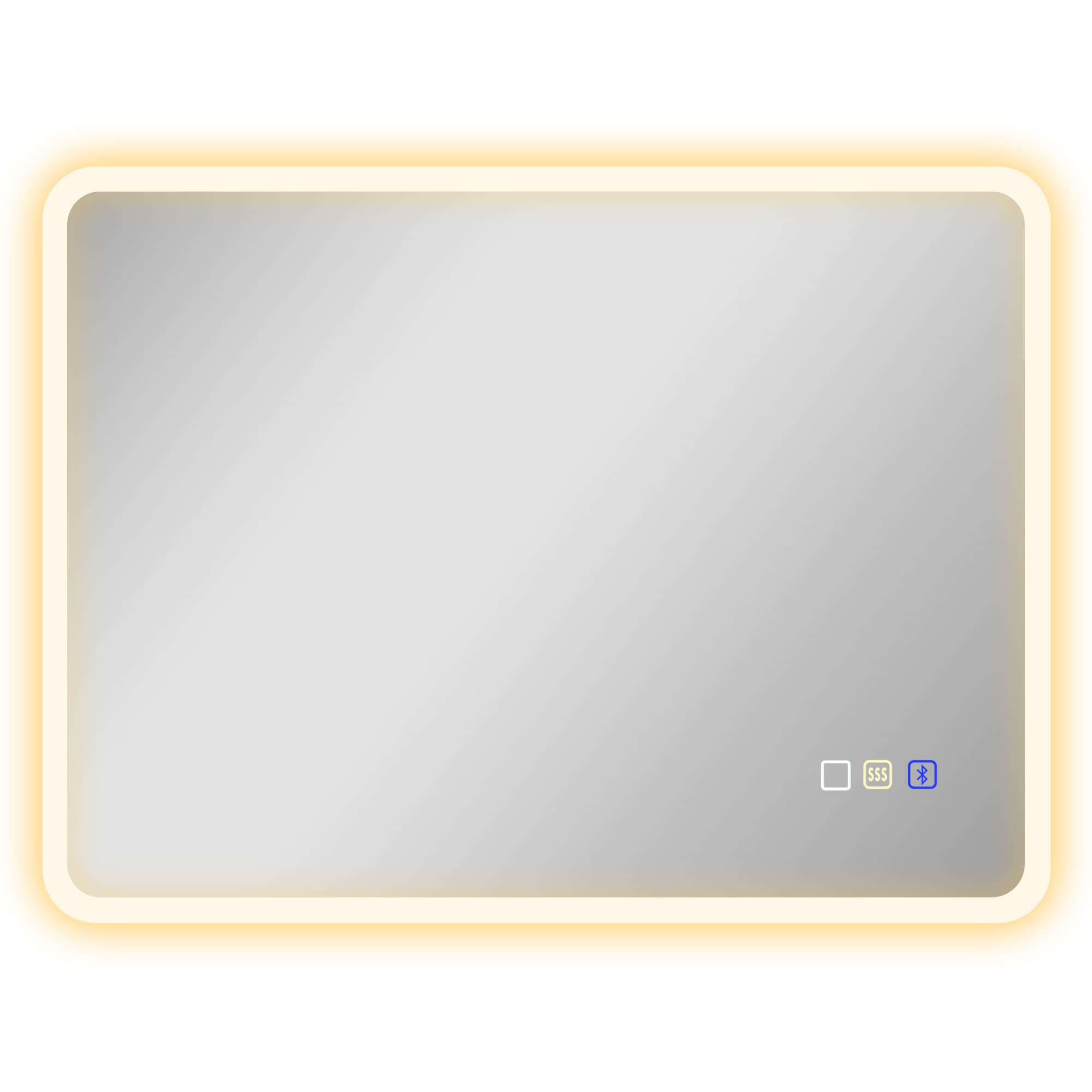 Transform Your Morning with this LED Bluetooth Bathroom Mirror - Silver